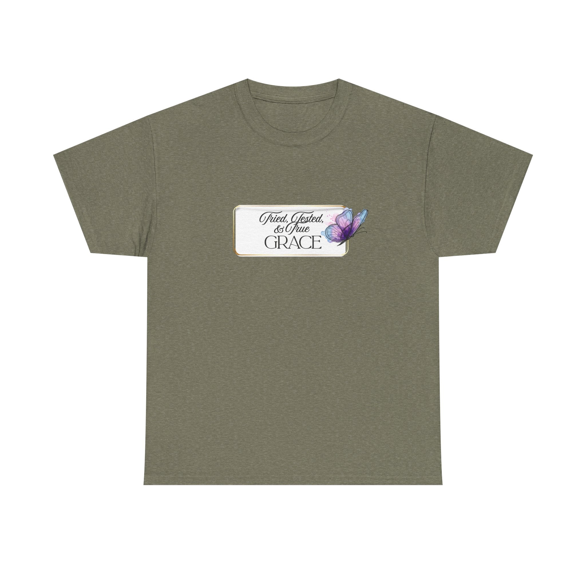 "Tried, Tested, & True Grace" book tee