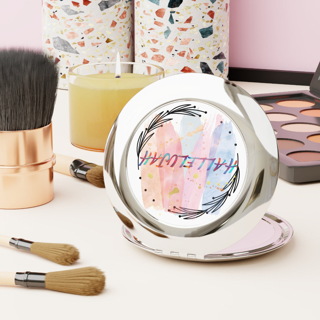 "Hallelujah" — Compact Travel Mirror