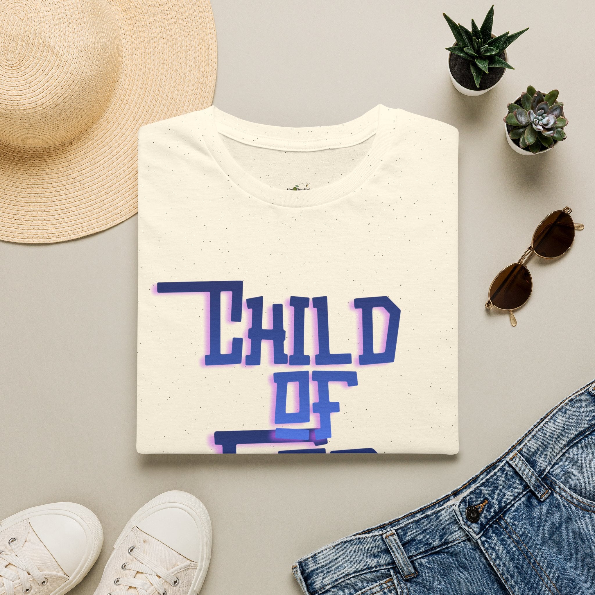 'Child of God' Cool Blue — Tee