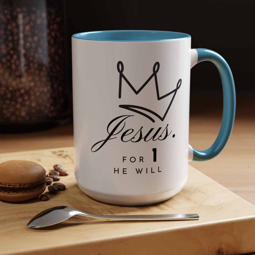 "He Leaves The 99 for 1" Jesus Christian mug