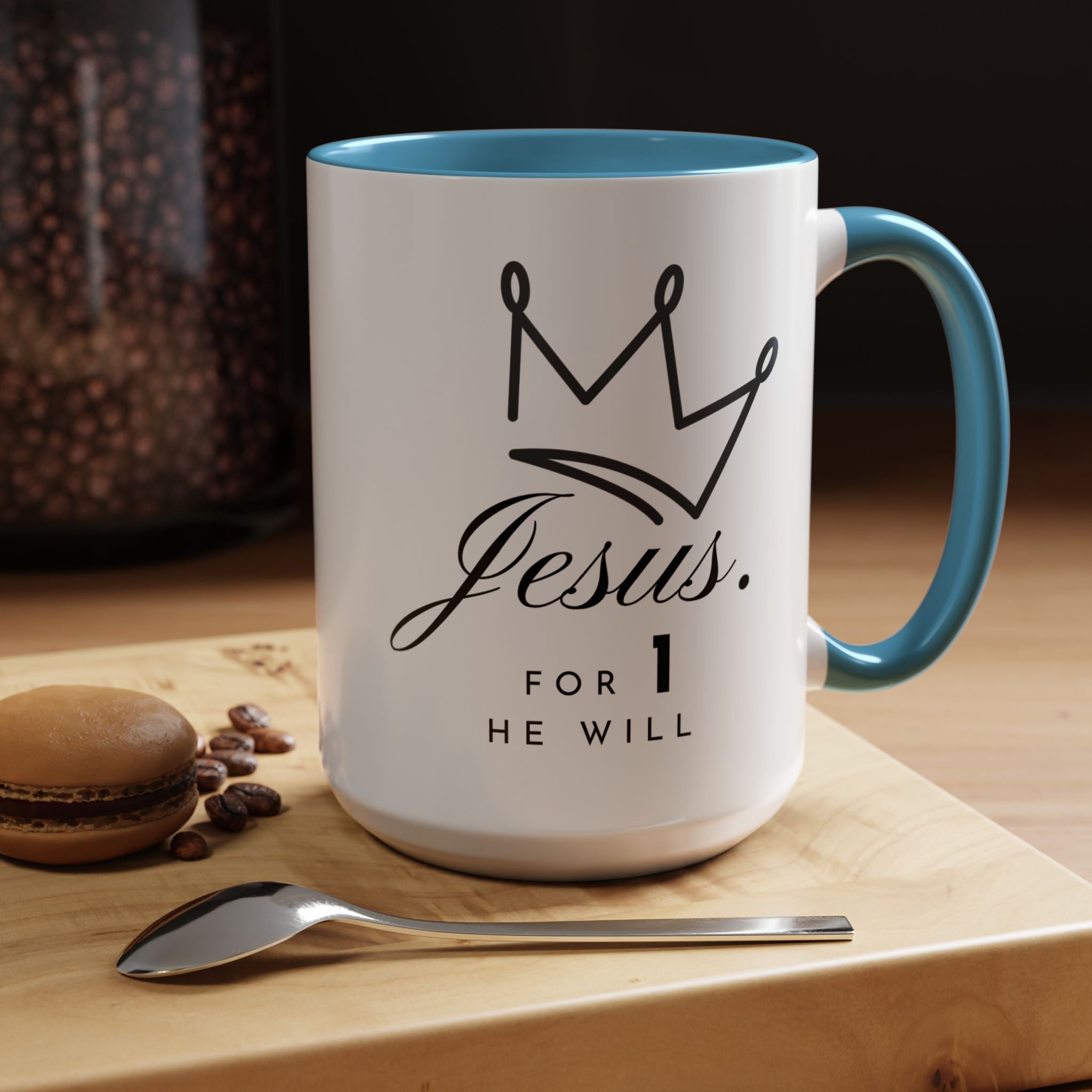 "He Leaves The 99 for 1" Jesus Christian mug