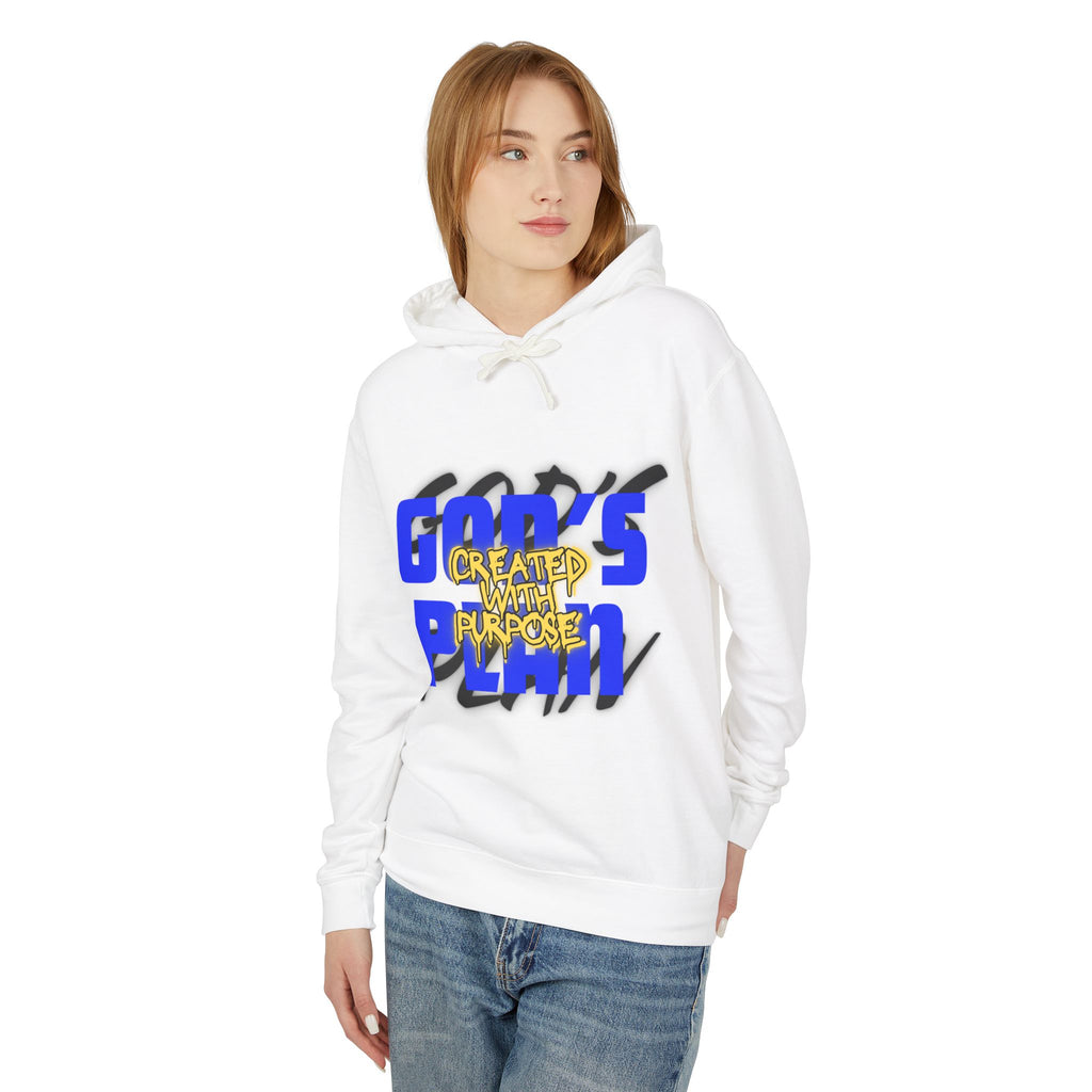 "Created With Purpose" Lightweight Hooded Sweatshirt