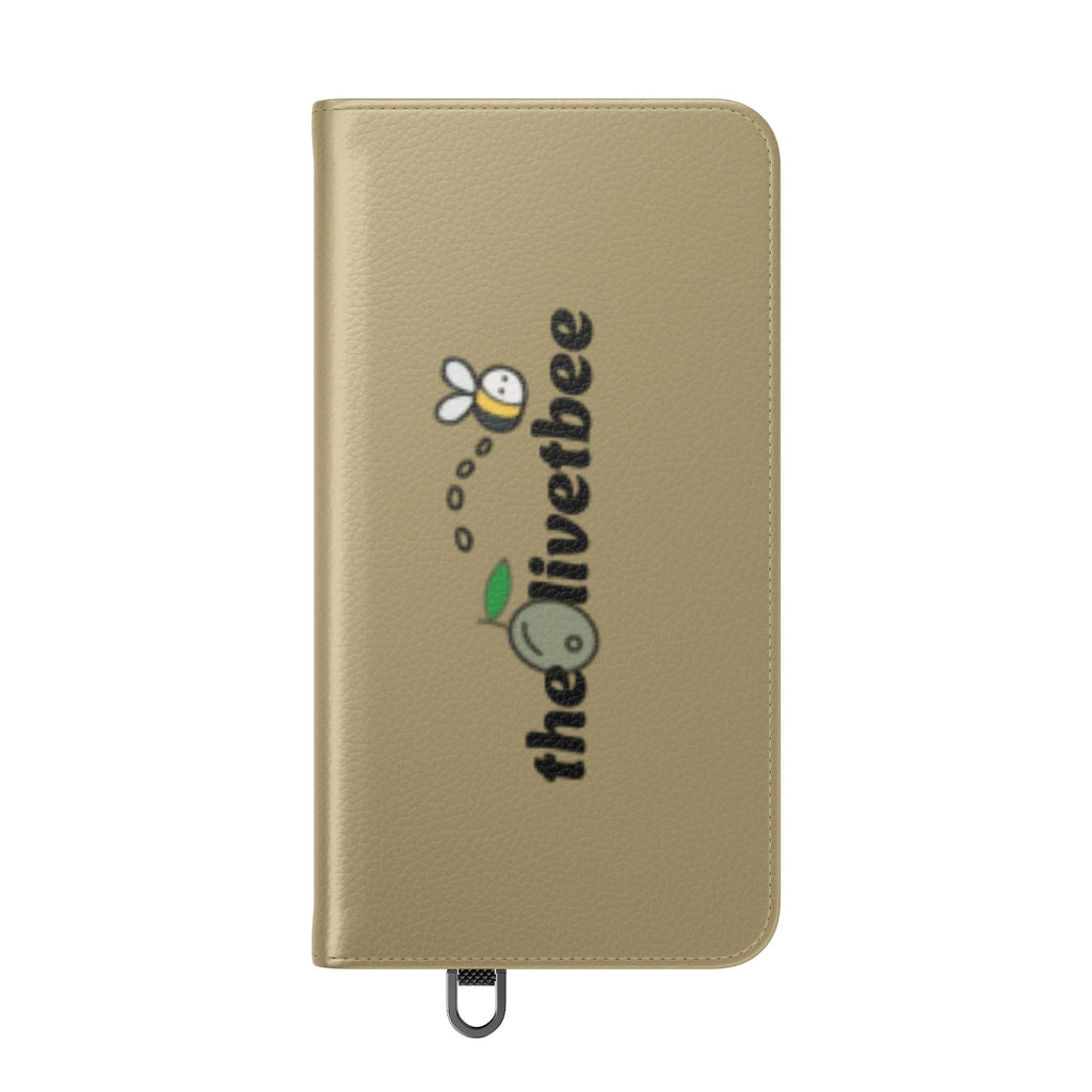 Flip Case Phone Wallet — 'theOlivetbee' Logo Folio Cover with Card Slots