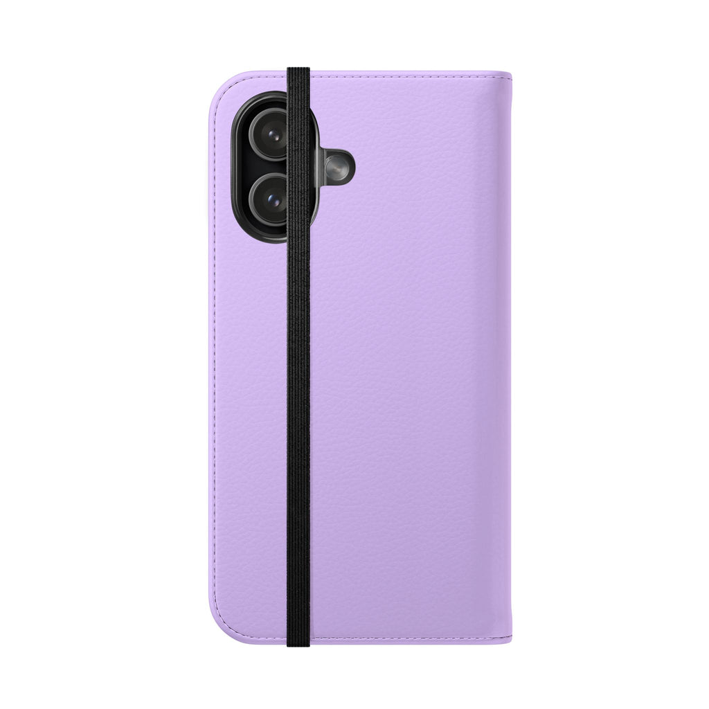 Lavender Flip Phone Case – “Tried, Tested, God’s Given Grace” Wallet Cover