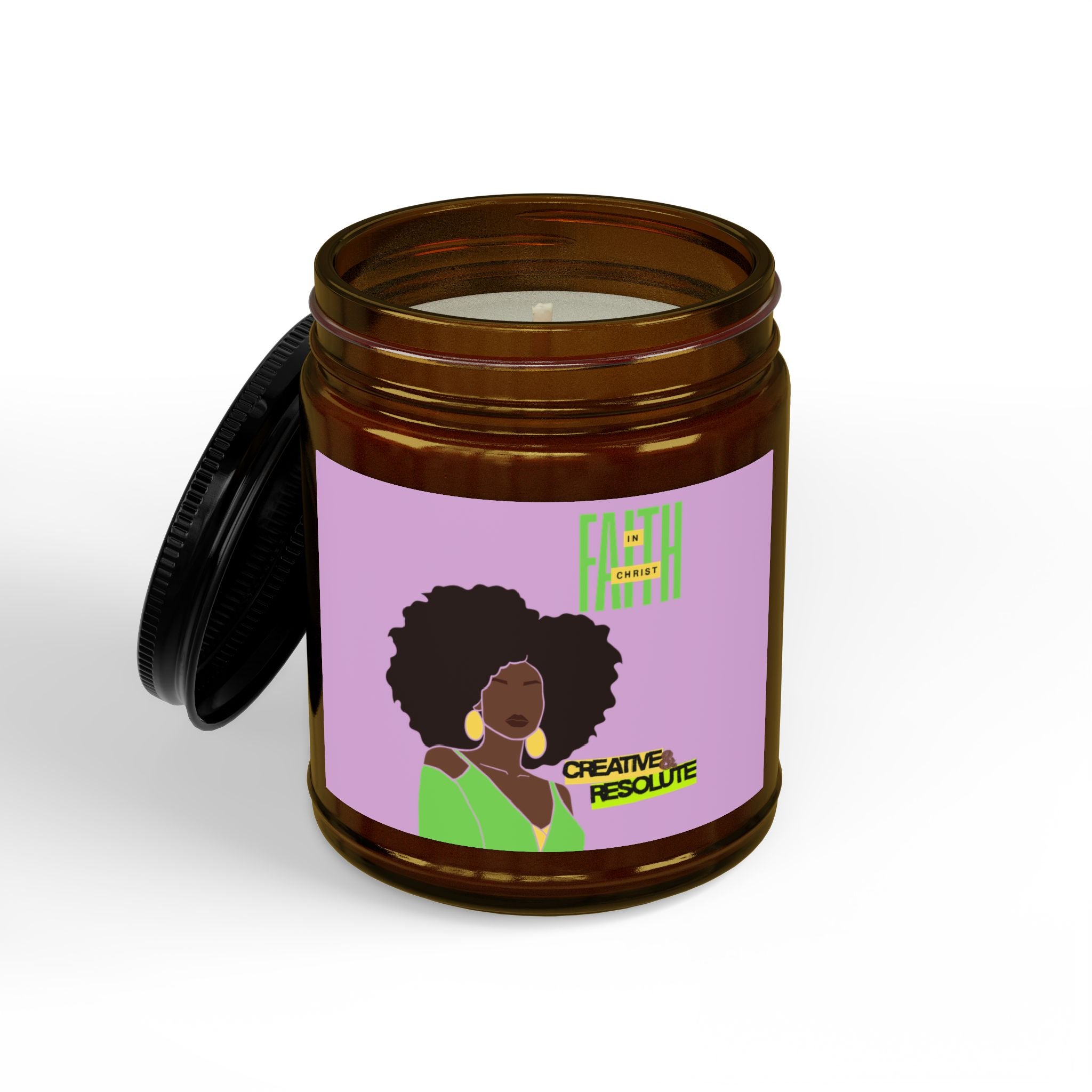 'Faith in Christ': Creative & Resolute — Soy Candle (4oz & 9oz)