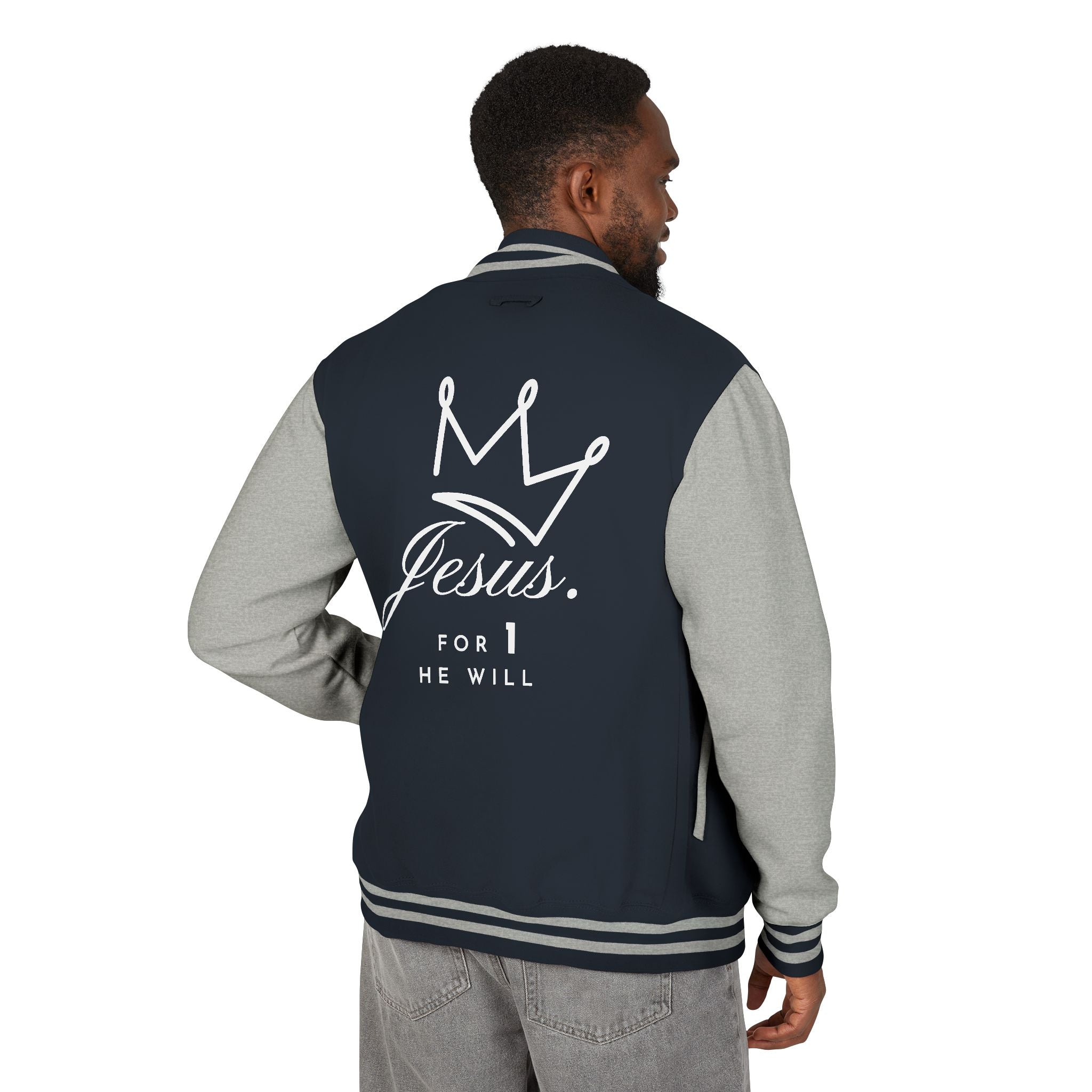 'He Leaves The 99 For 1' -Letterman Jacket