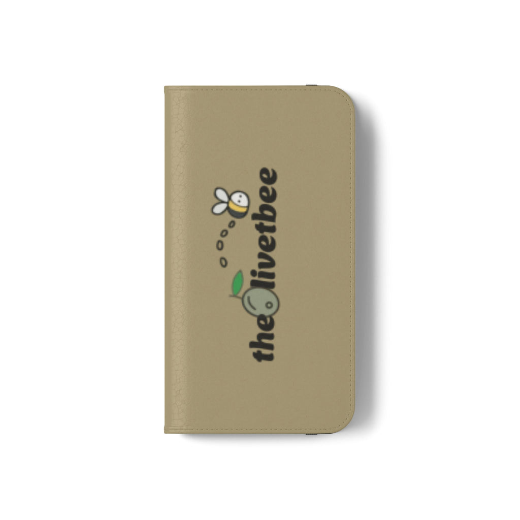 Flip Case Phone Wallet — 'theOlivetbee' Logo Folio Cover with Card Slots