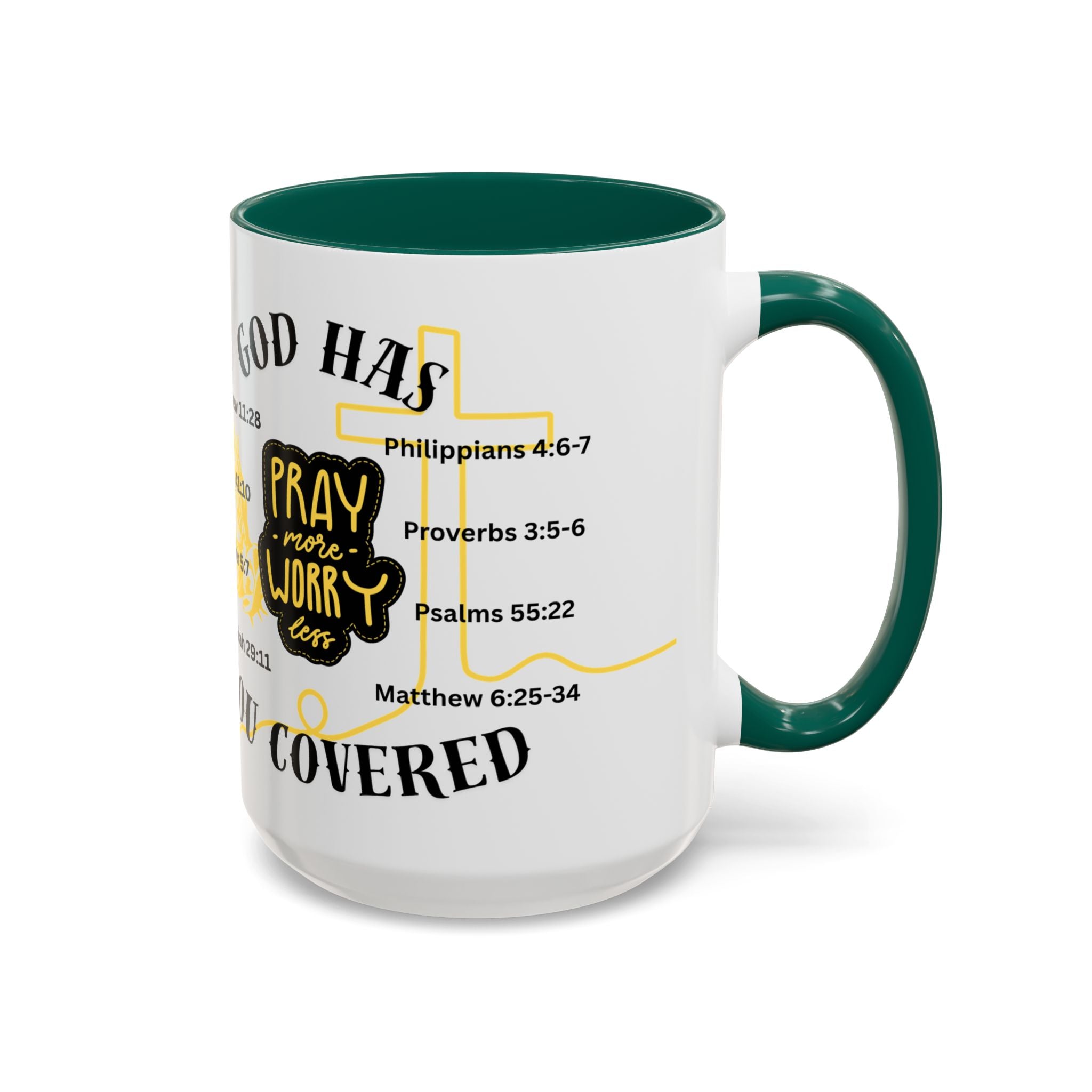 "Pray More, Worry Less" Mug  (11oz/15oz)