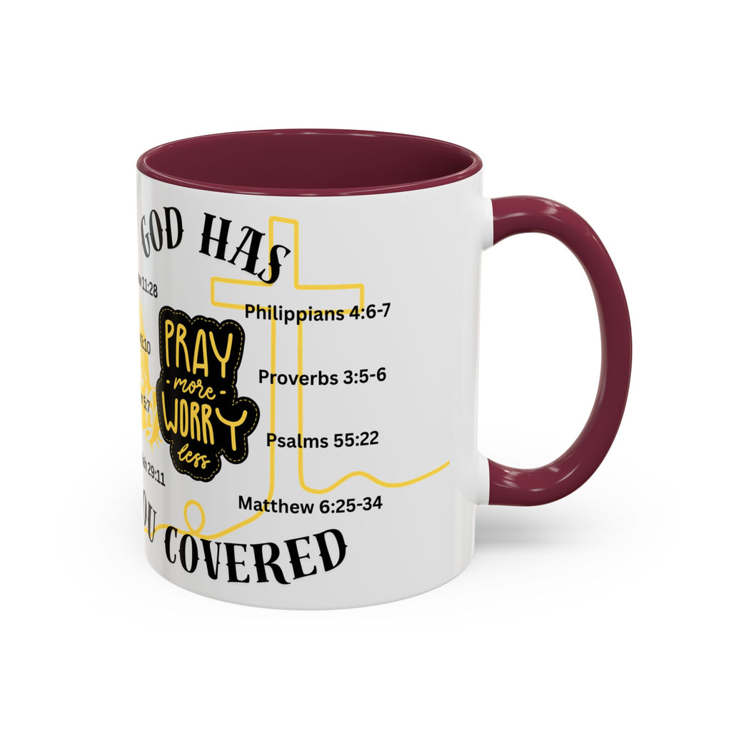 "Pray More, Worry Less" Mug  (11oz/15oz)