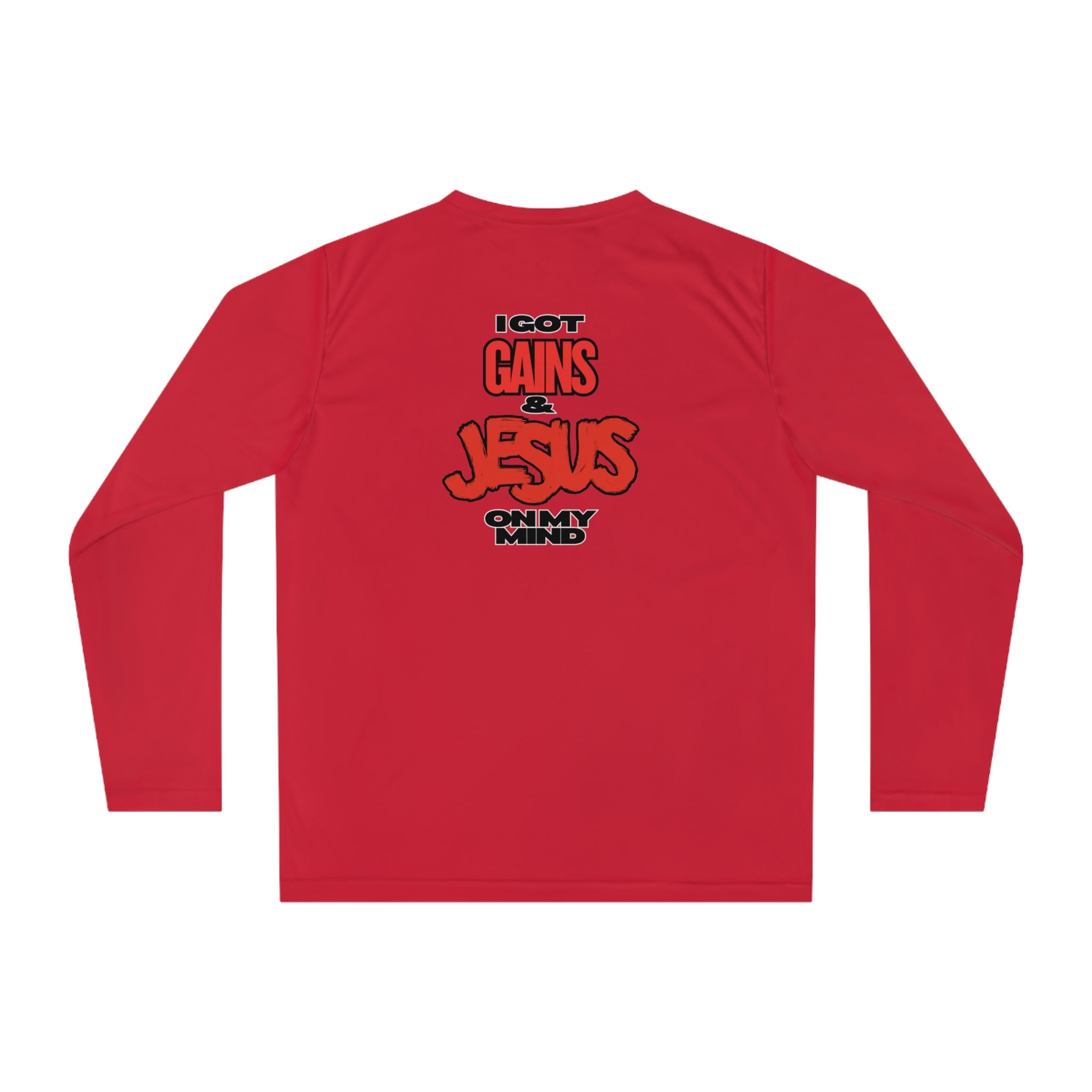 “Please Do Not Disturb: I Got Gains & Jesus on My Mind" - Performance Long Sleeve