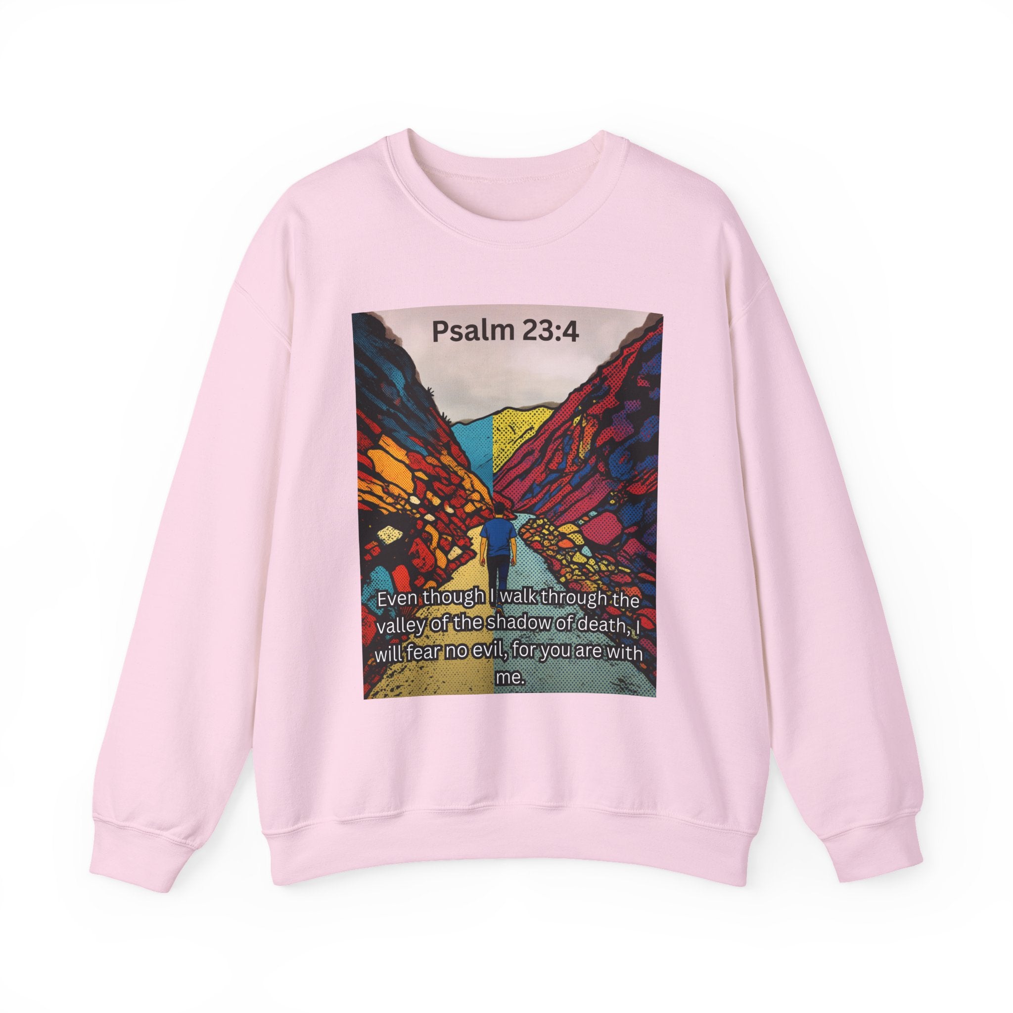 Psalm 23:4 — Crewneck Sweatshirt
