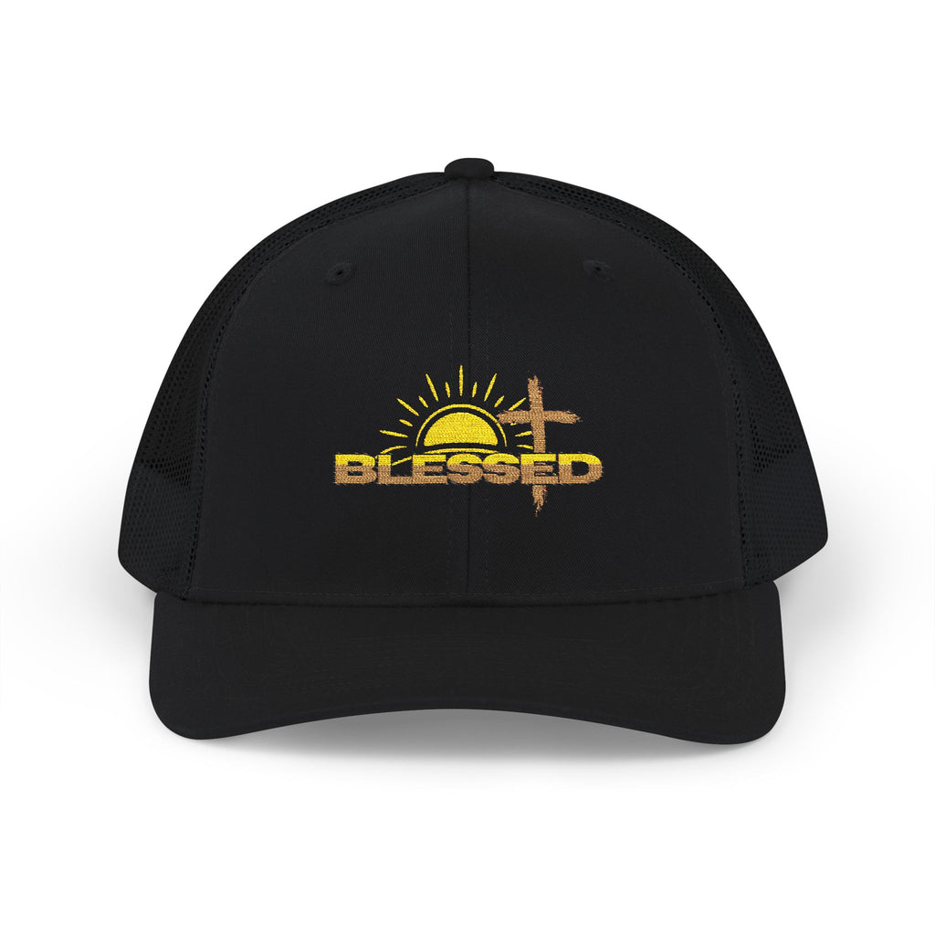 'Blessed' Sunrise Trucker Cap