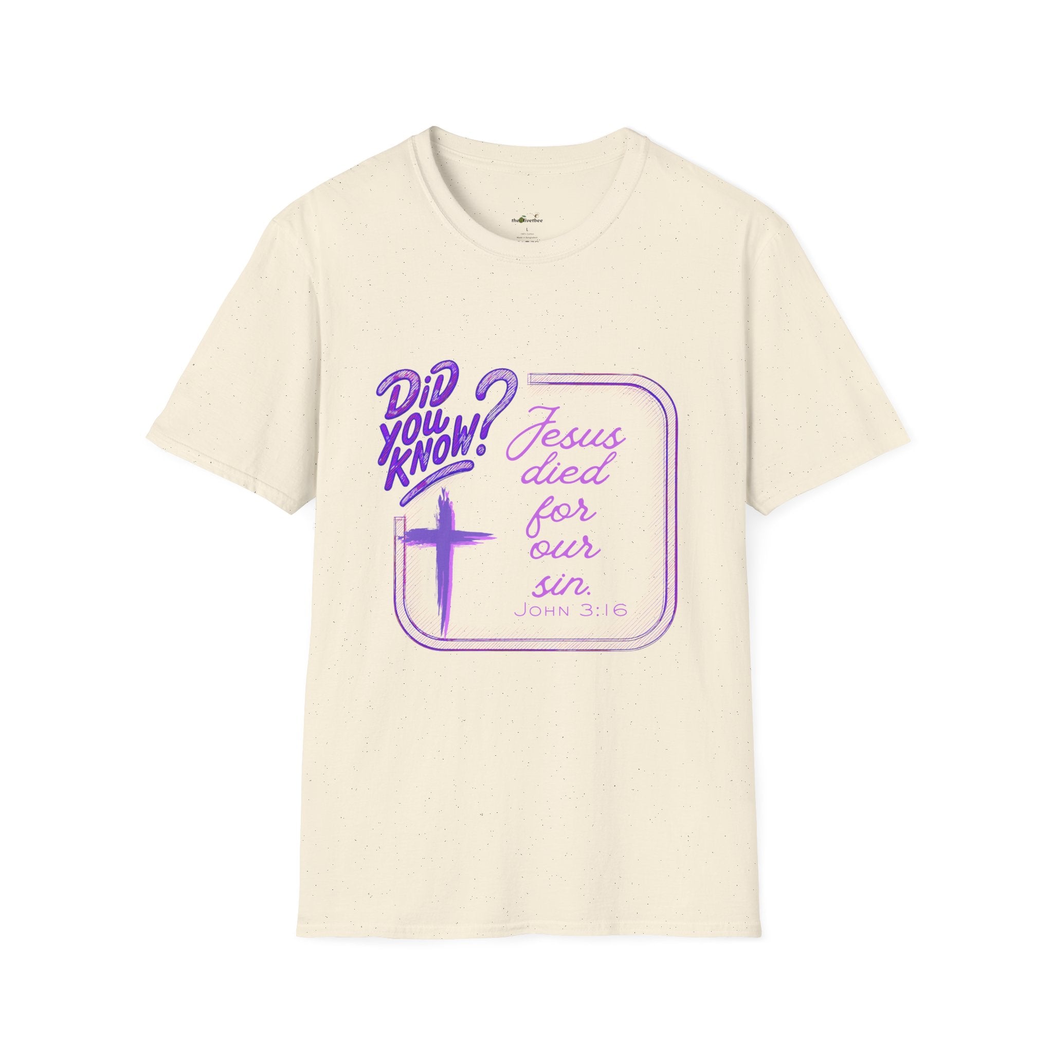 "Did You Know? Jesus Died For Our Sins" - T‑Shirt