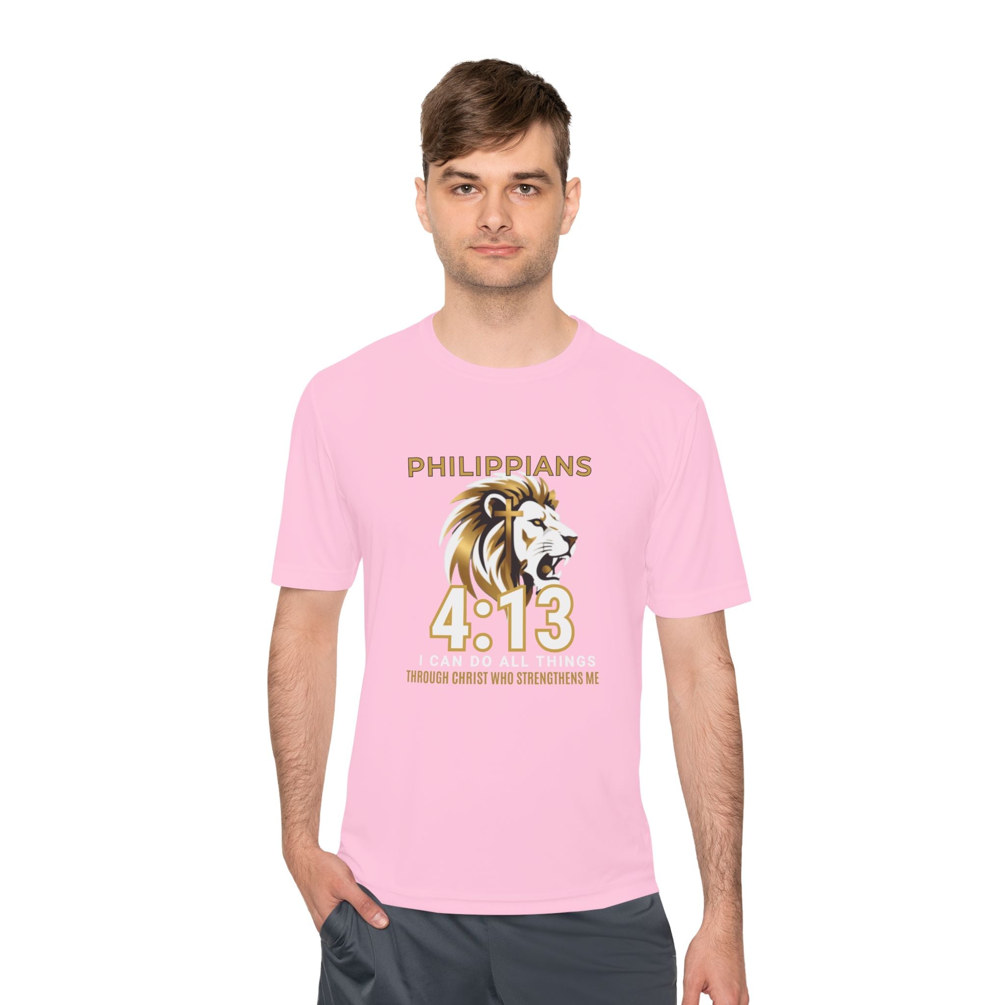 Philippians 4:13: "I Can Do All Things" — Moisture Wicking T-Shirt