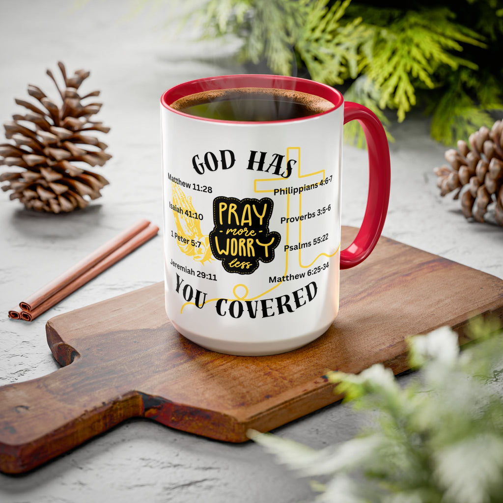 "Pray More, Worry Less" Mug  (11oz/15oz)