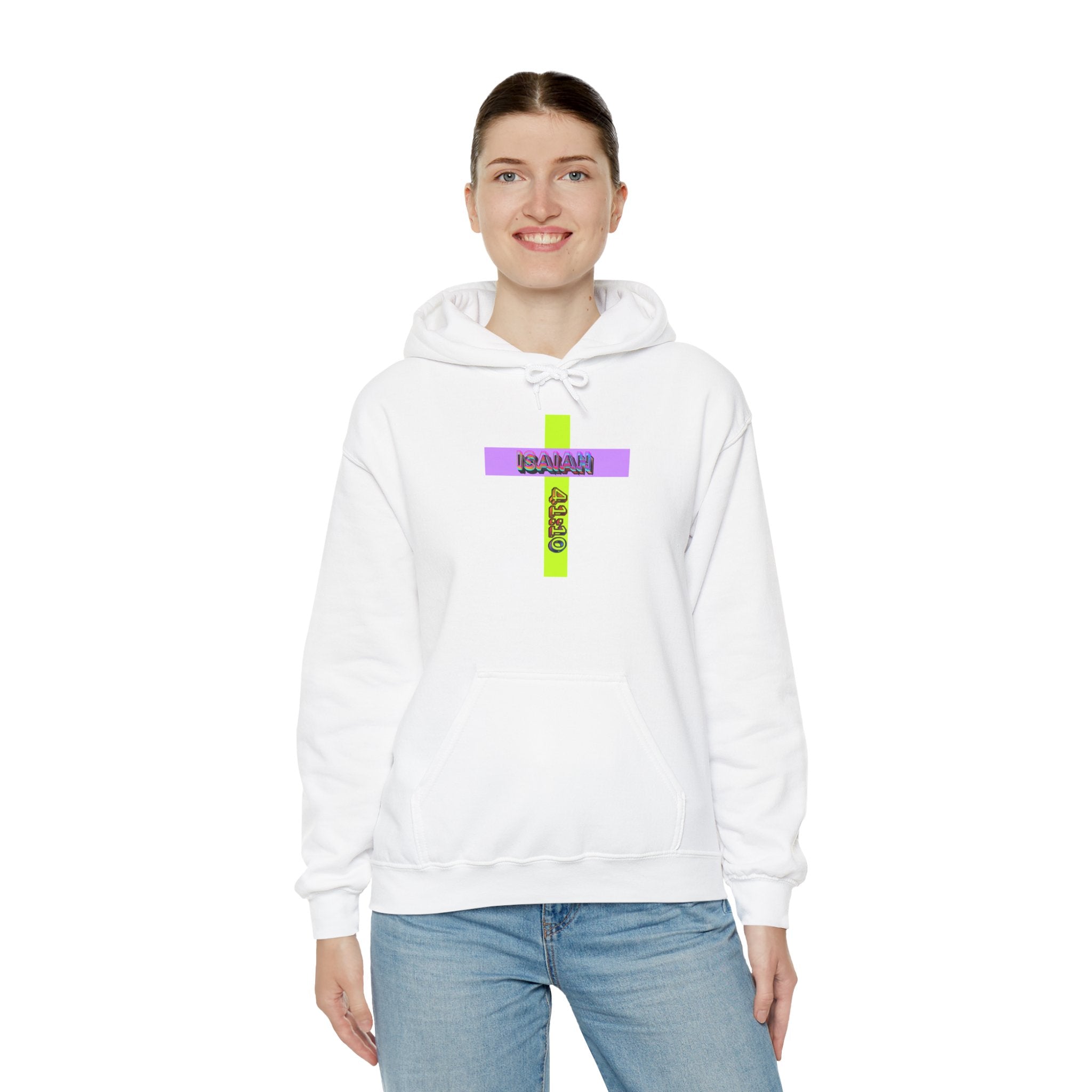 Isaiah 41:10 — Cross Hoodie