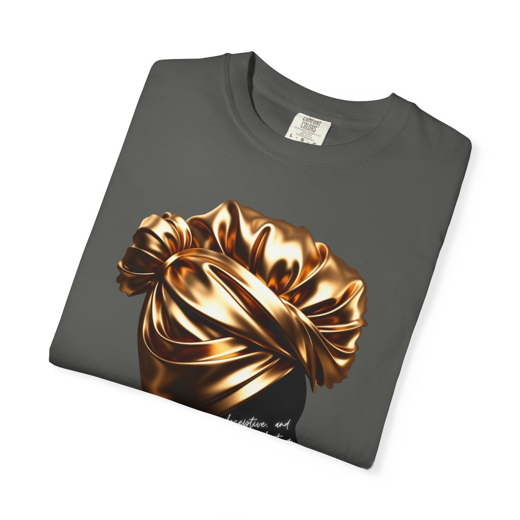 Proverbs 31:30 Gold Headwrap- T-Shirt
