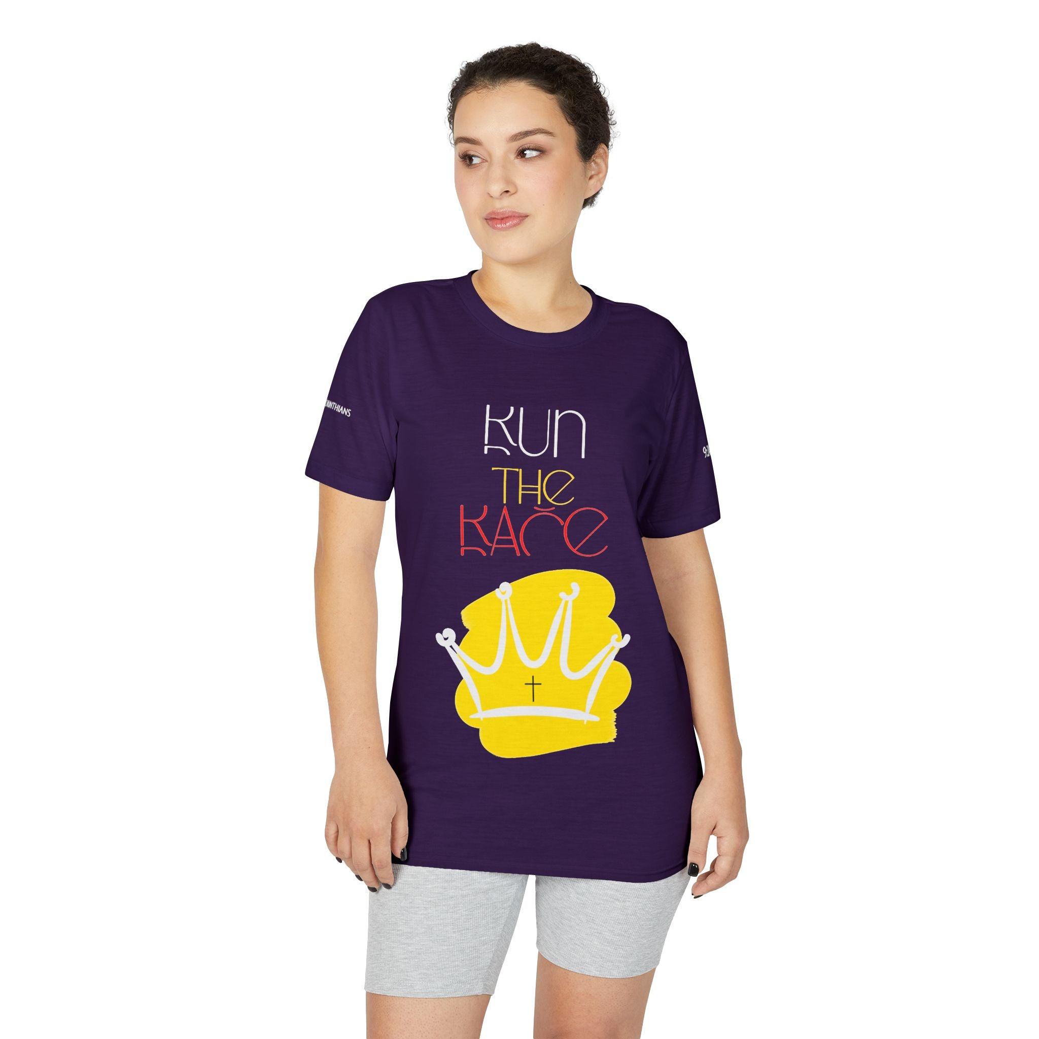 'Run The Race' - Athletic Tee