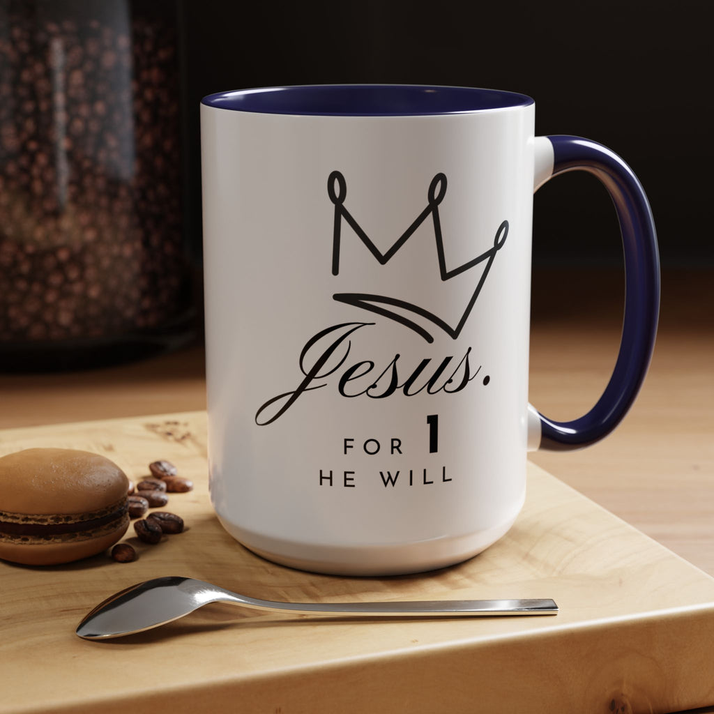 "He Leaves The 99 for 1" Jesus Christian mug