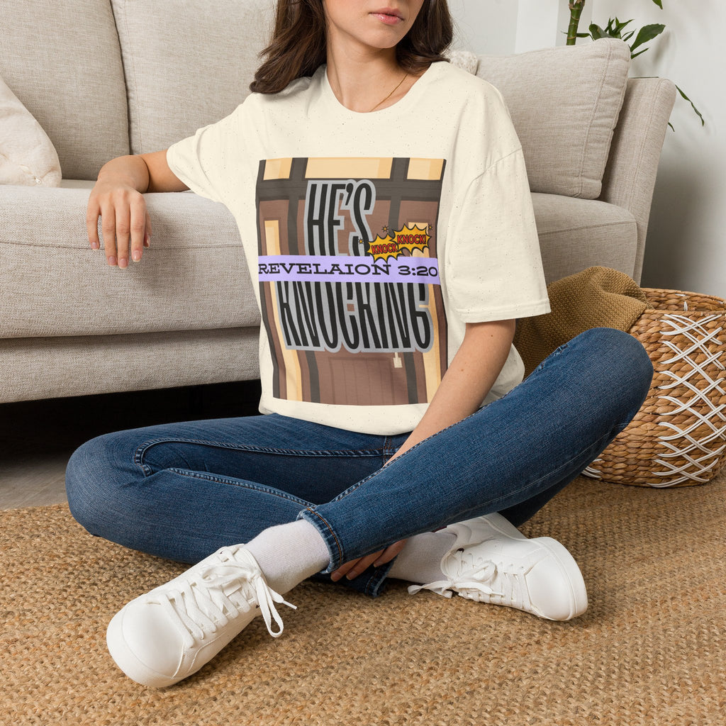 “He’s Knocking” Revelation 3:20 — Graphic T‑Shirt