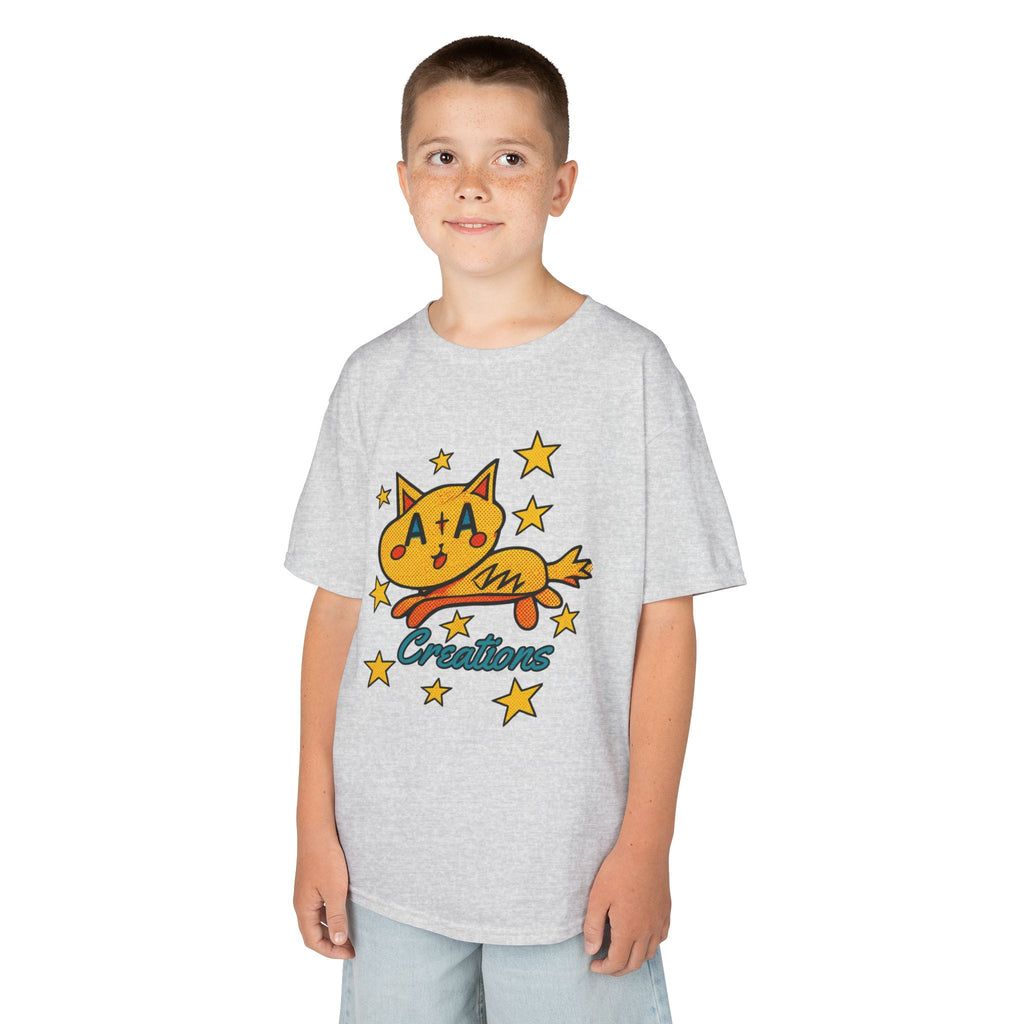 'A+A Creations' Star Gaze Kitty -  Kids Tee
