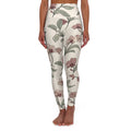 Botanical Print — High-Waist Yoga Leggings