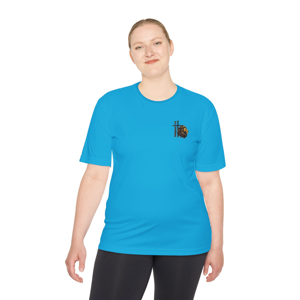 Philippians 4:13— Moisture-Wicking T-Shirt