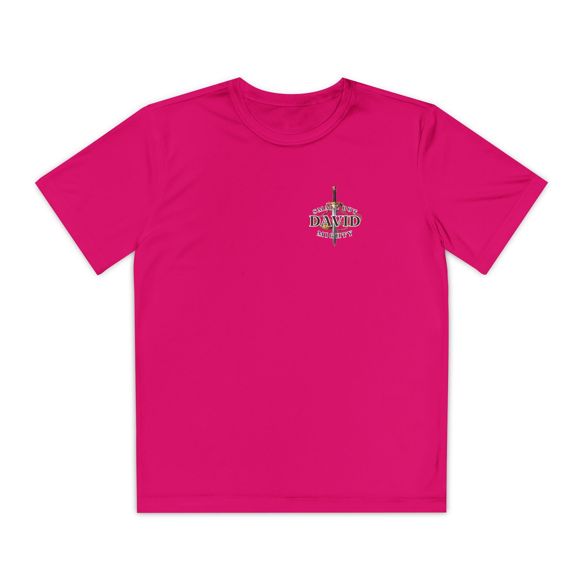 1 Timothy 4:12: 'Small But Mighty' Stones Youth Competitor Tee