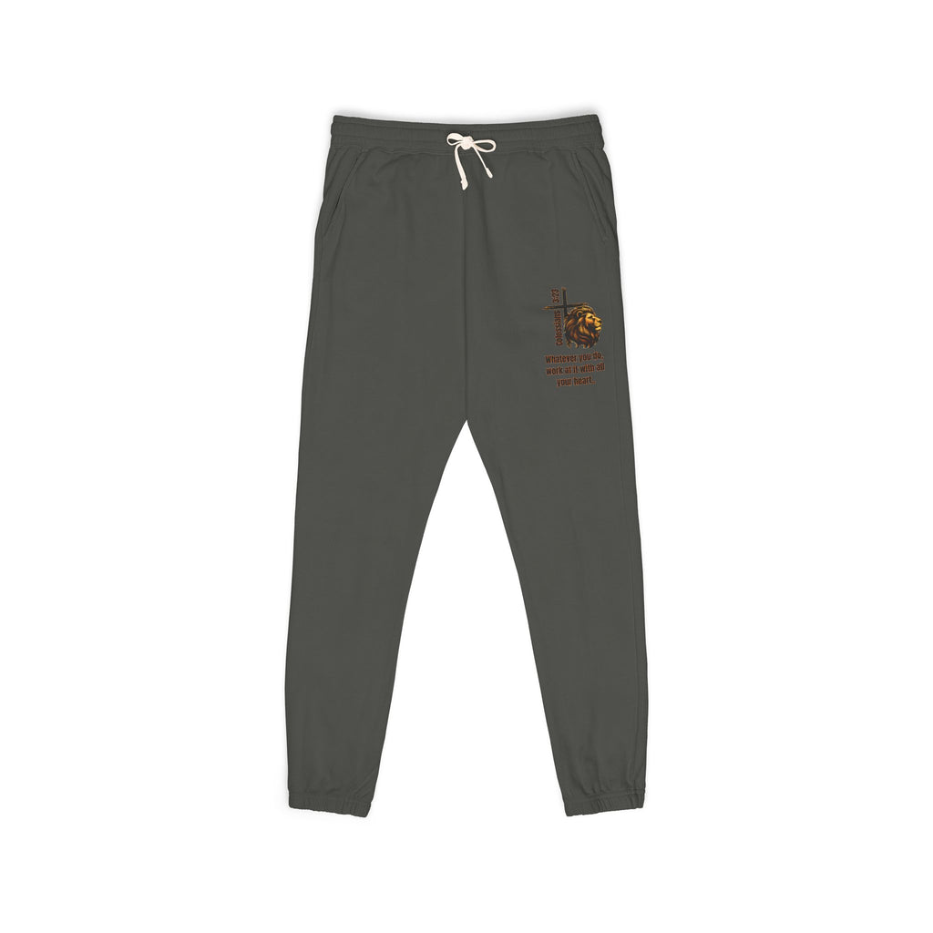 Colossians 3:23: Fleece Joggers