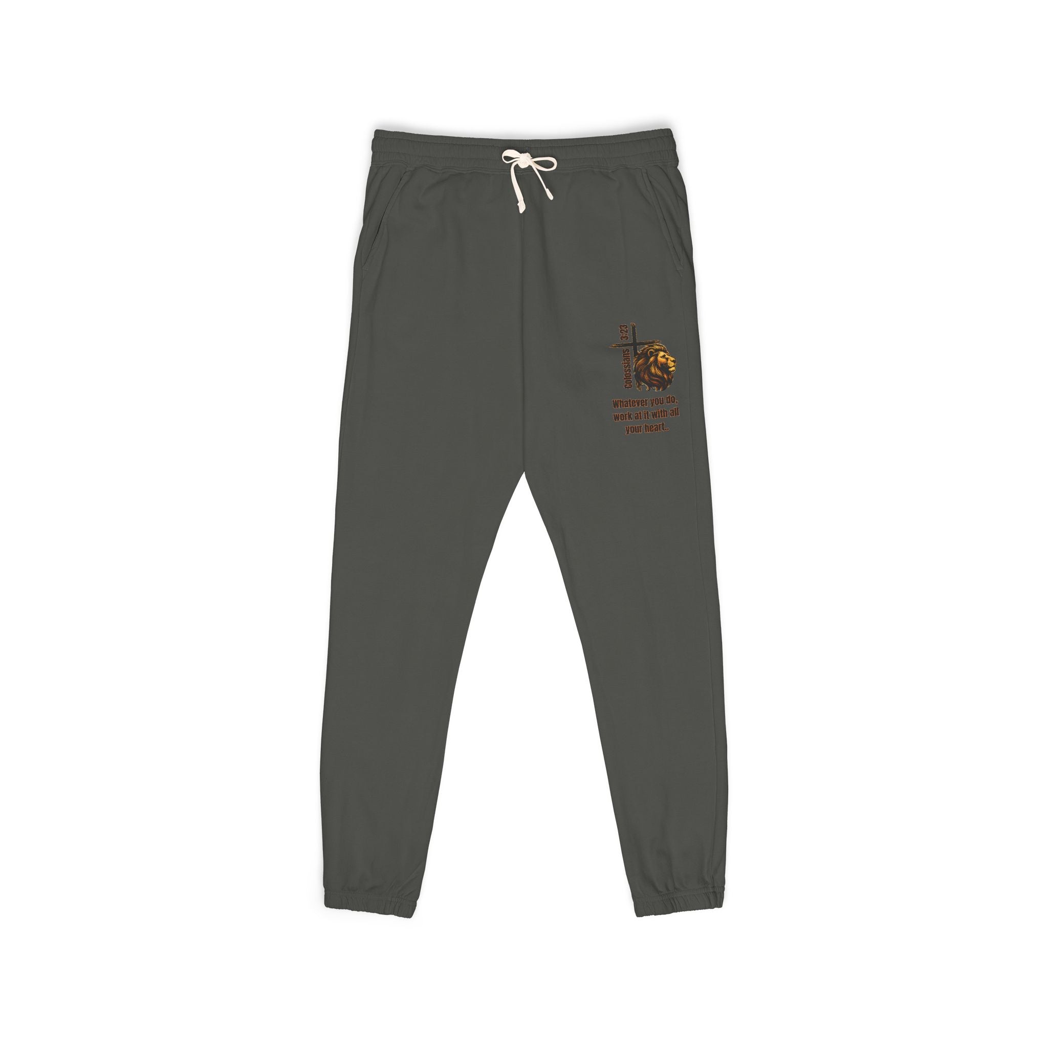 Colossians 3:23: Fleece Joggers
