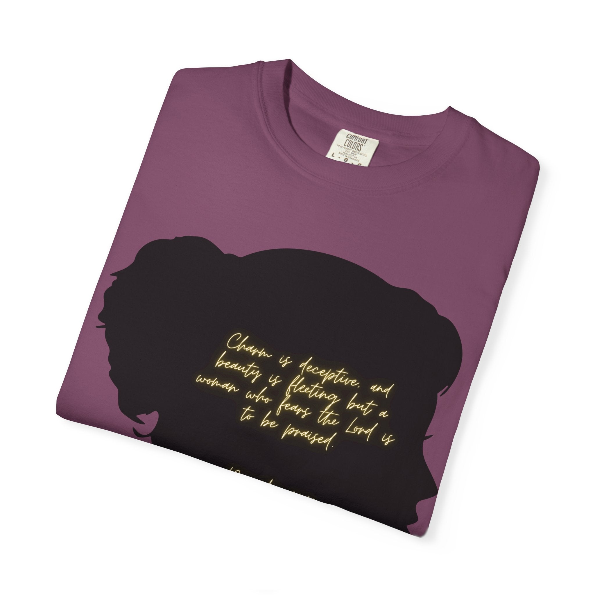 Proverbs 31:30 Gold Scarf - T-Shirt
