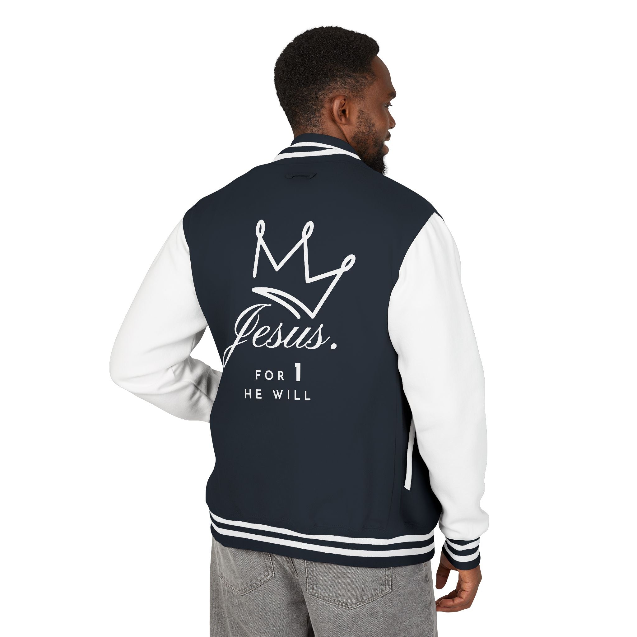 'He Leaves The 99 For 1' -Letterman Jacket