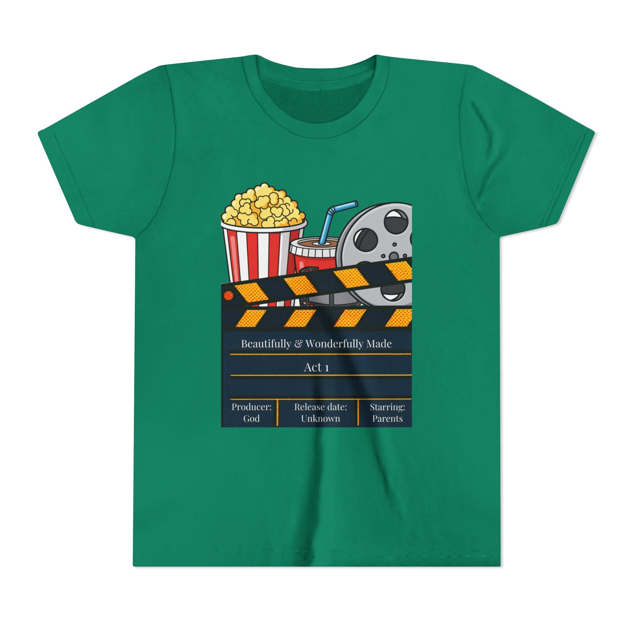 'Beautifully & Wonderfully Made'  — Kids Movie Night Tee