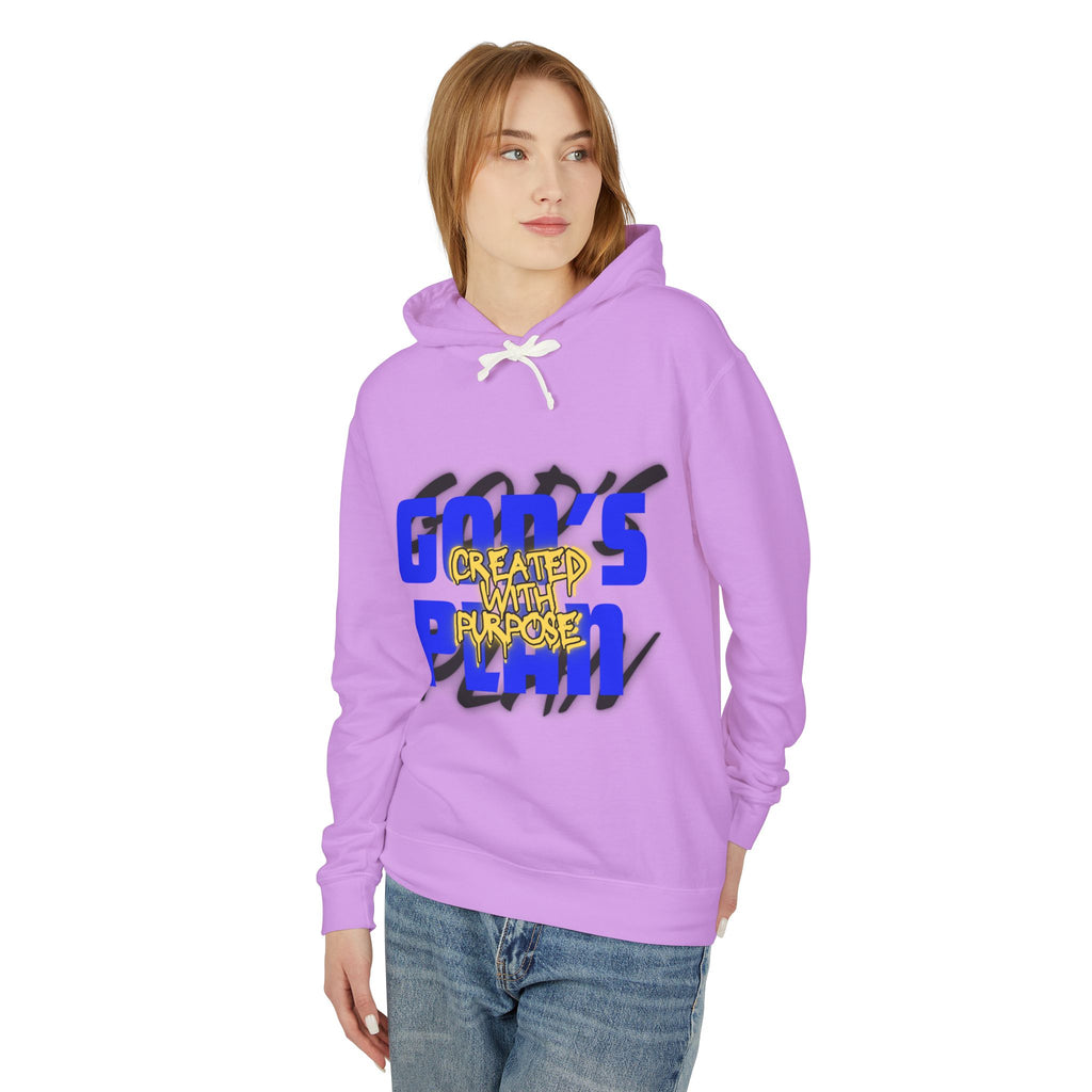 "Created With Purpose" Lightweight Hooded Sweatshirt