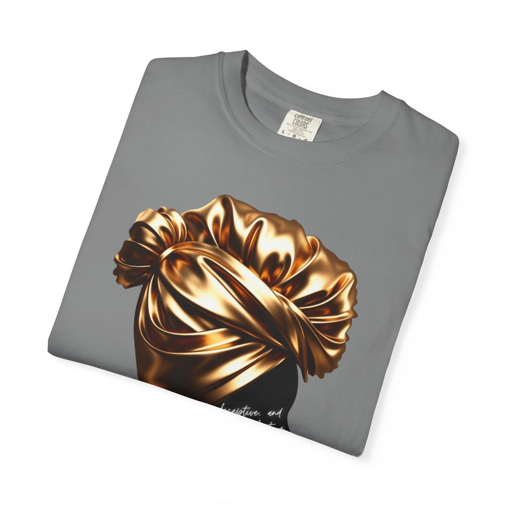 Proverbs 31:30 Gold Headwrap- T-Shirt