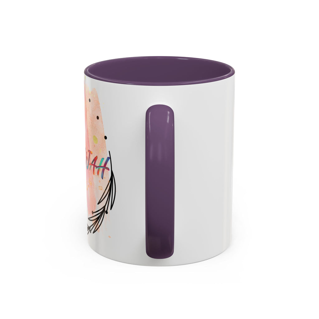 'Hallelujah'  —  Watercolor Accent Coffee Mug (11/15oz)