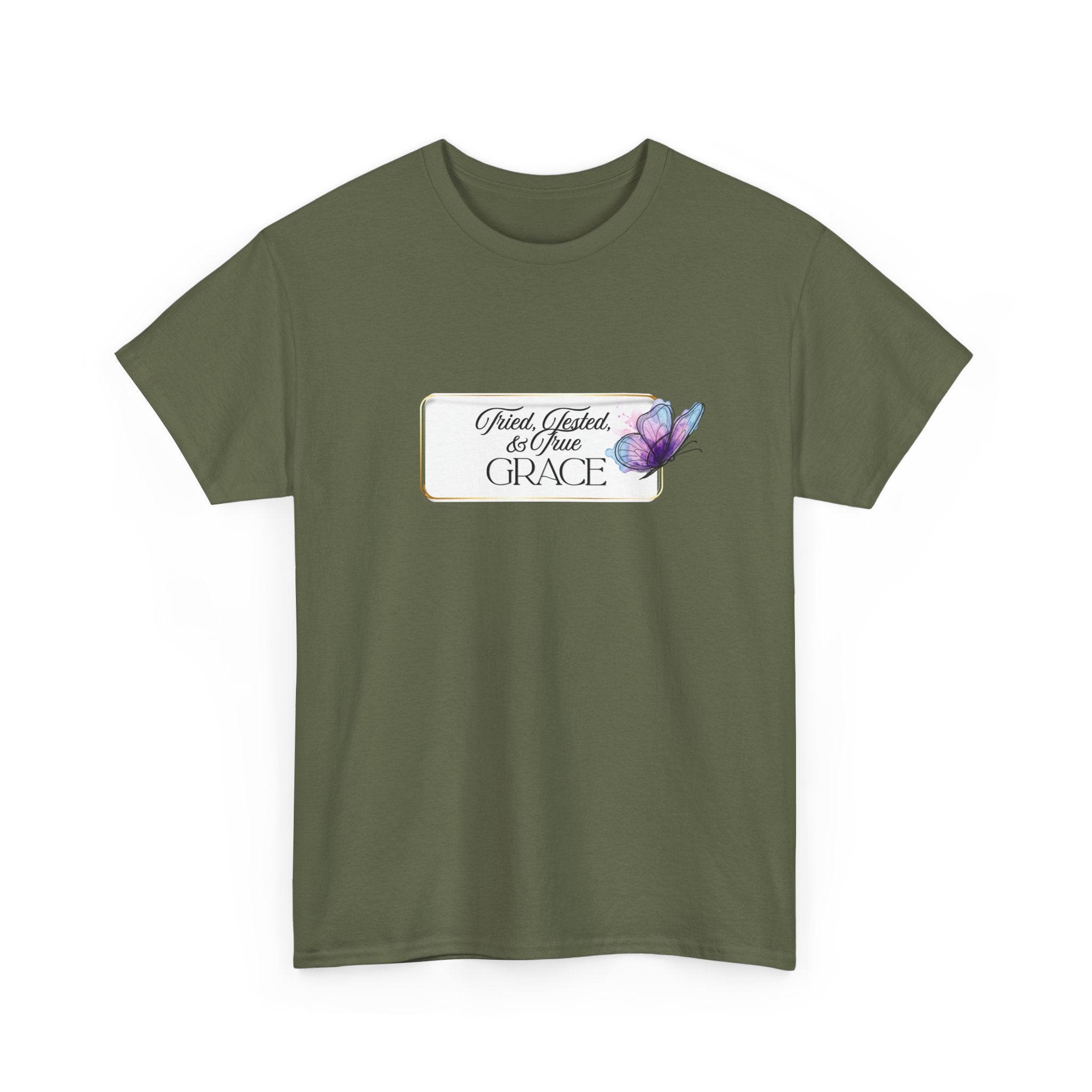 "Tried, Tested, & True Grace" book tee