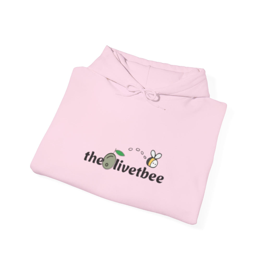 "theOlivetbee" hoodie | QR code back, Scan Me