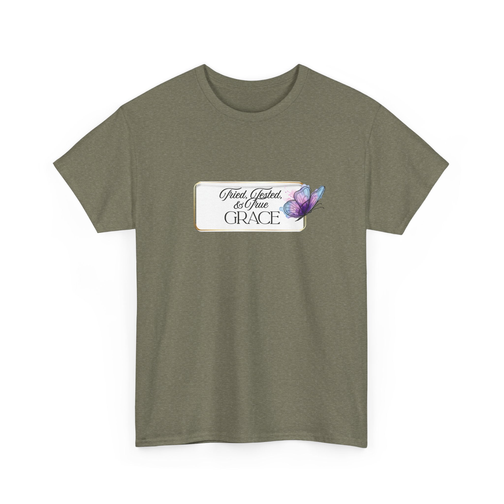 "Tried, Tested, & True Grace" book tee