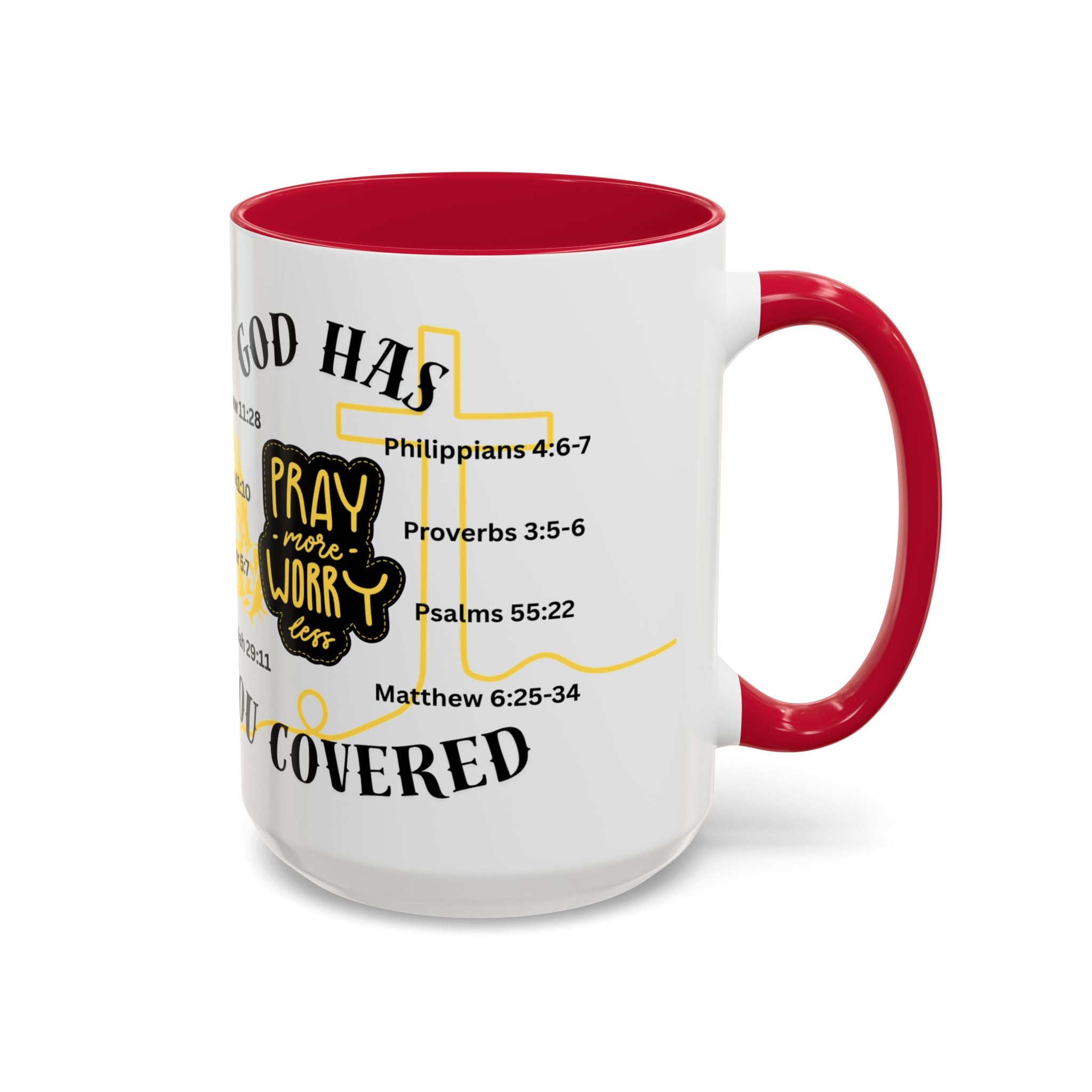 "Pray More, Worry Less" Mug  (11oz/15oz)