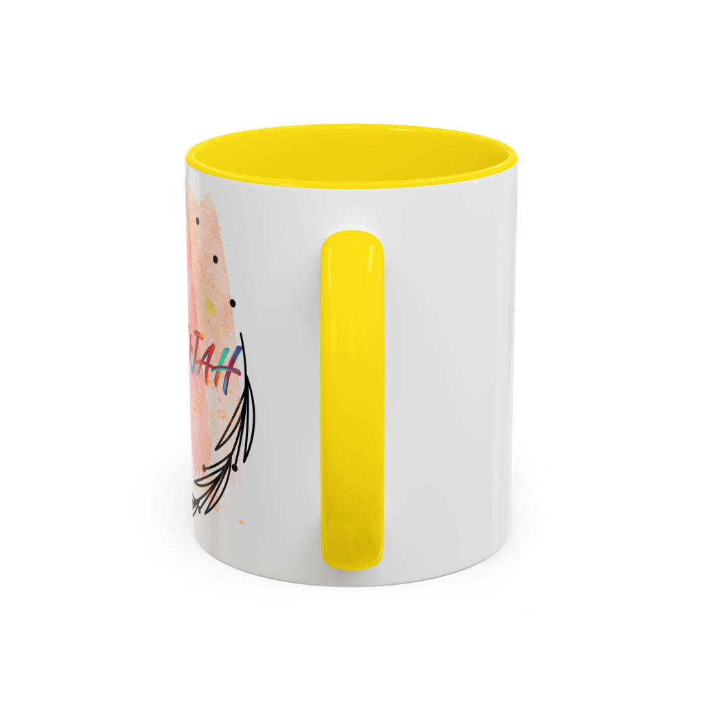 'Hallelujah'  —  Watercolor Accent Coffee Mug (11/15oz)