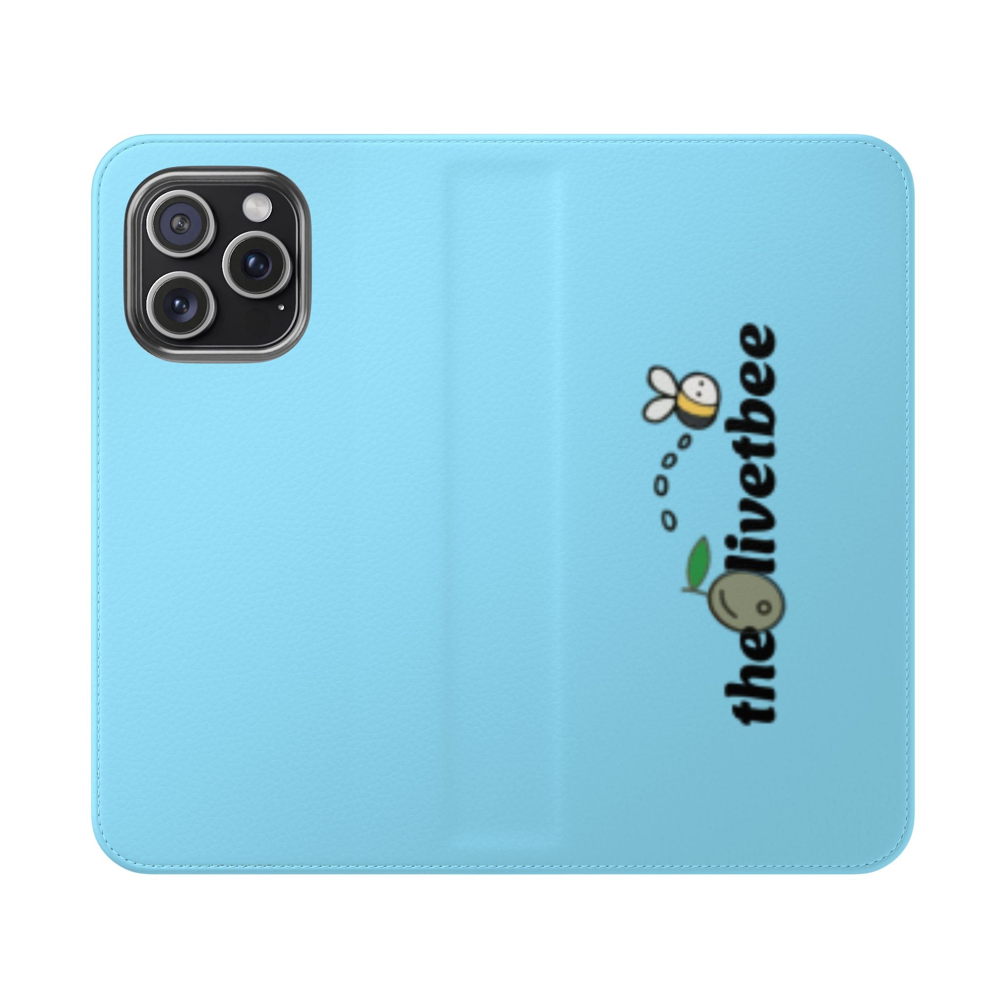 Blue 'theOlivetbee' Flip Phone Case