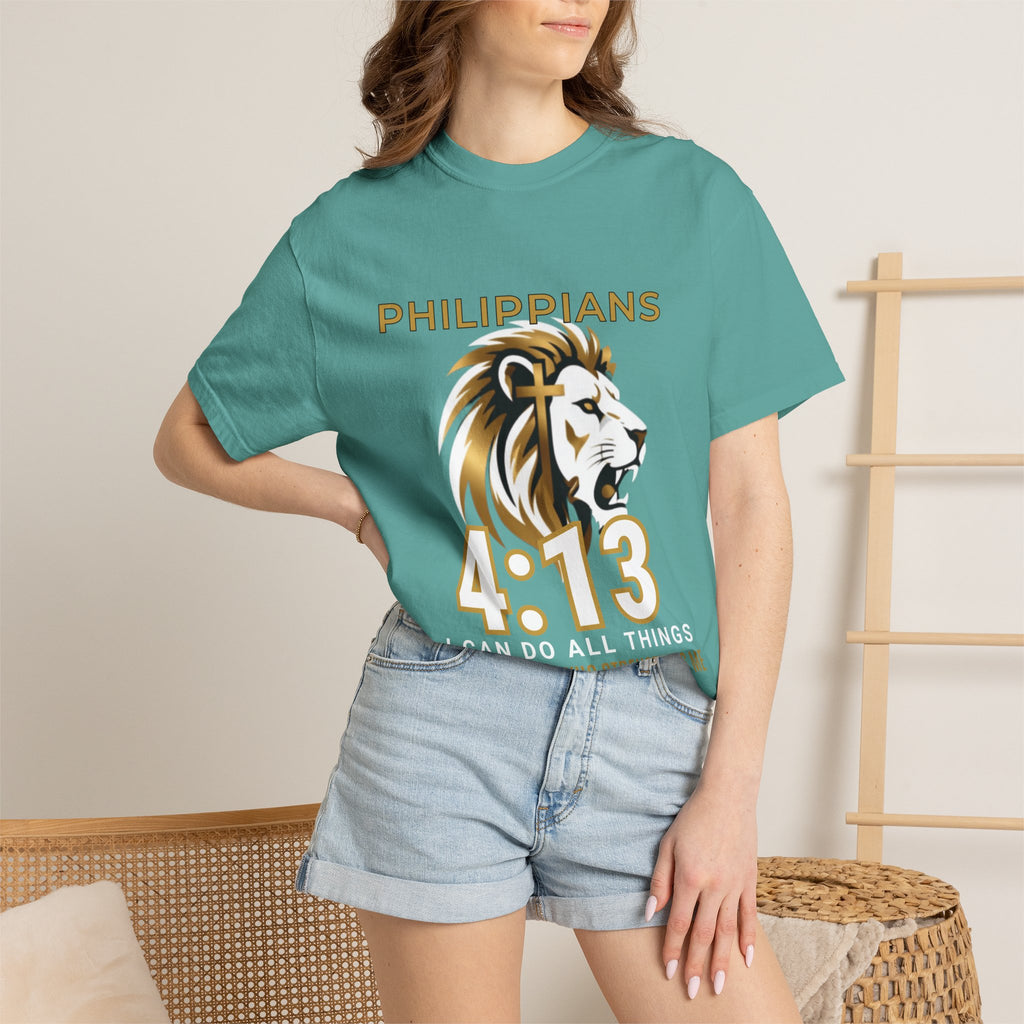 Philippians 4:13: "I Can Do All Things" - T-Shirt