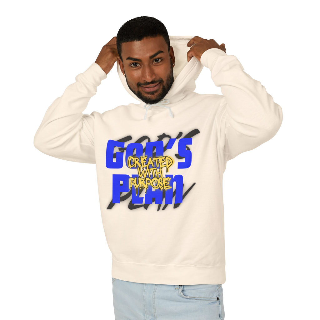 "Created With Purpose" Lightweight Hooded Sweatshirt