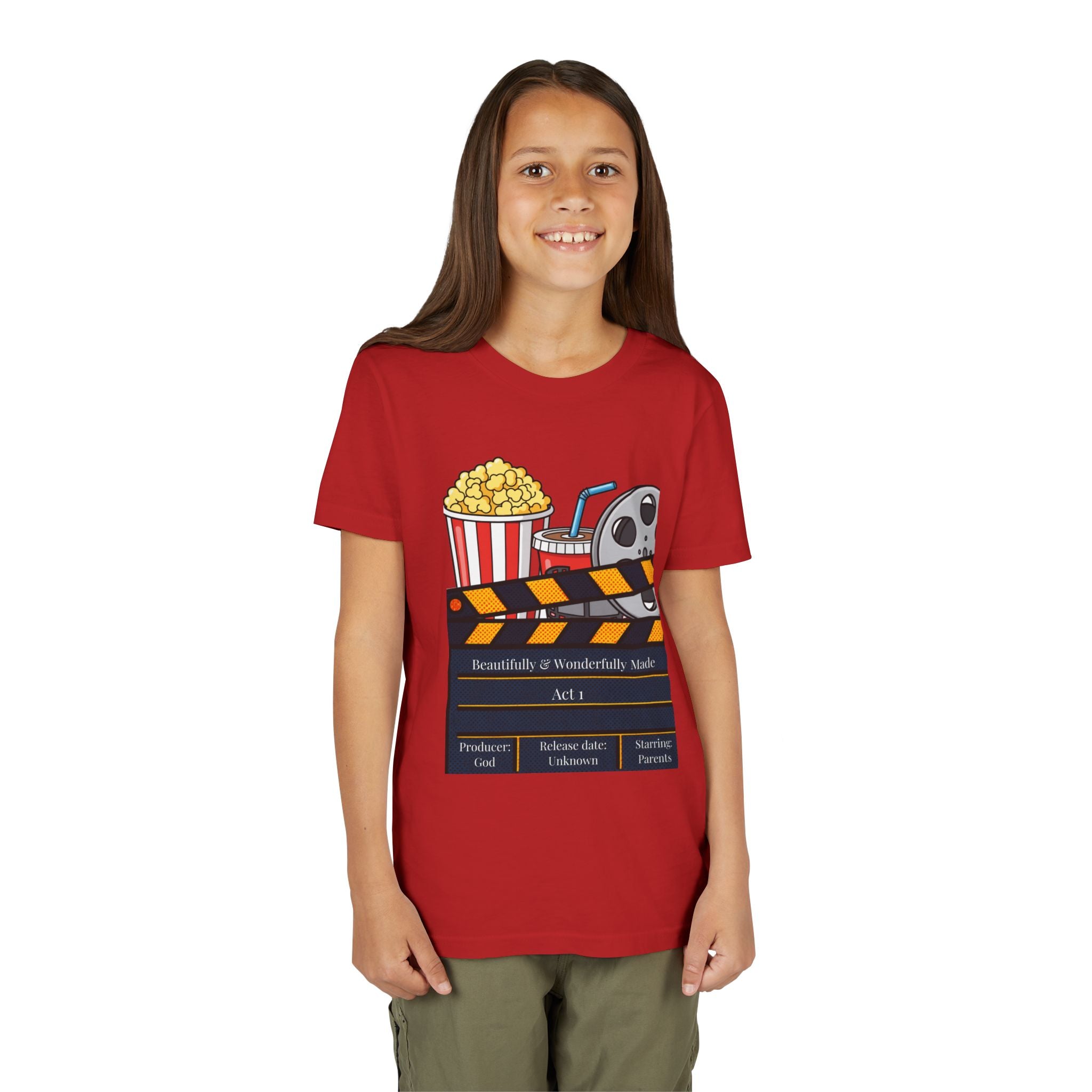 'Beautifully & Wonderfully Made'  — Kids Movie Night Tee