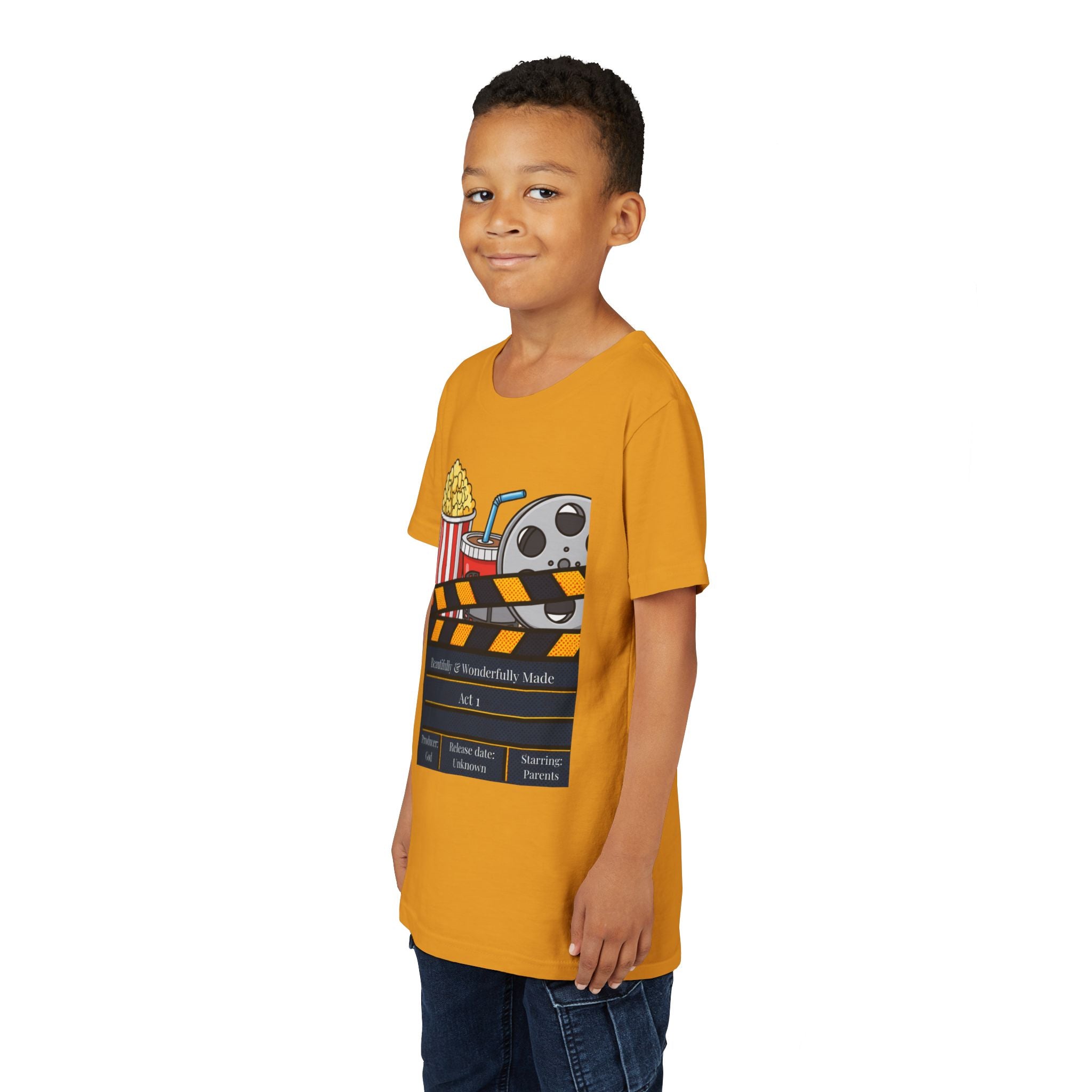 'Beautifully & Wonderfully Made'  — Kids Movie Night Tee