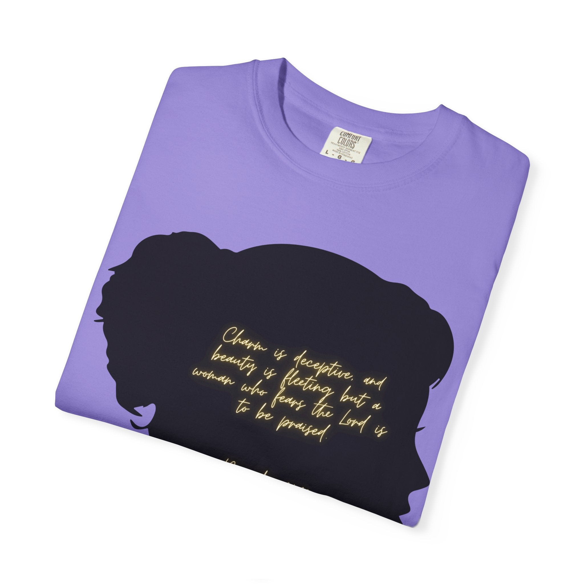 Proverbs 31:30 Gold Scarf - T-Shirt