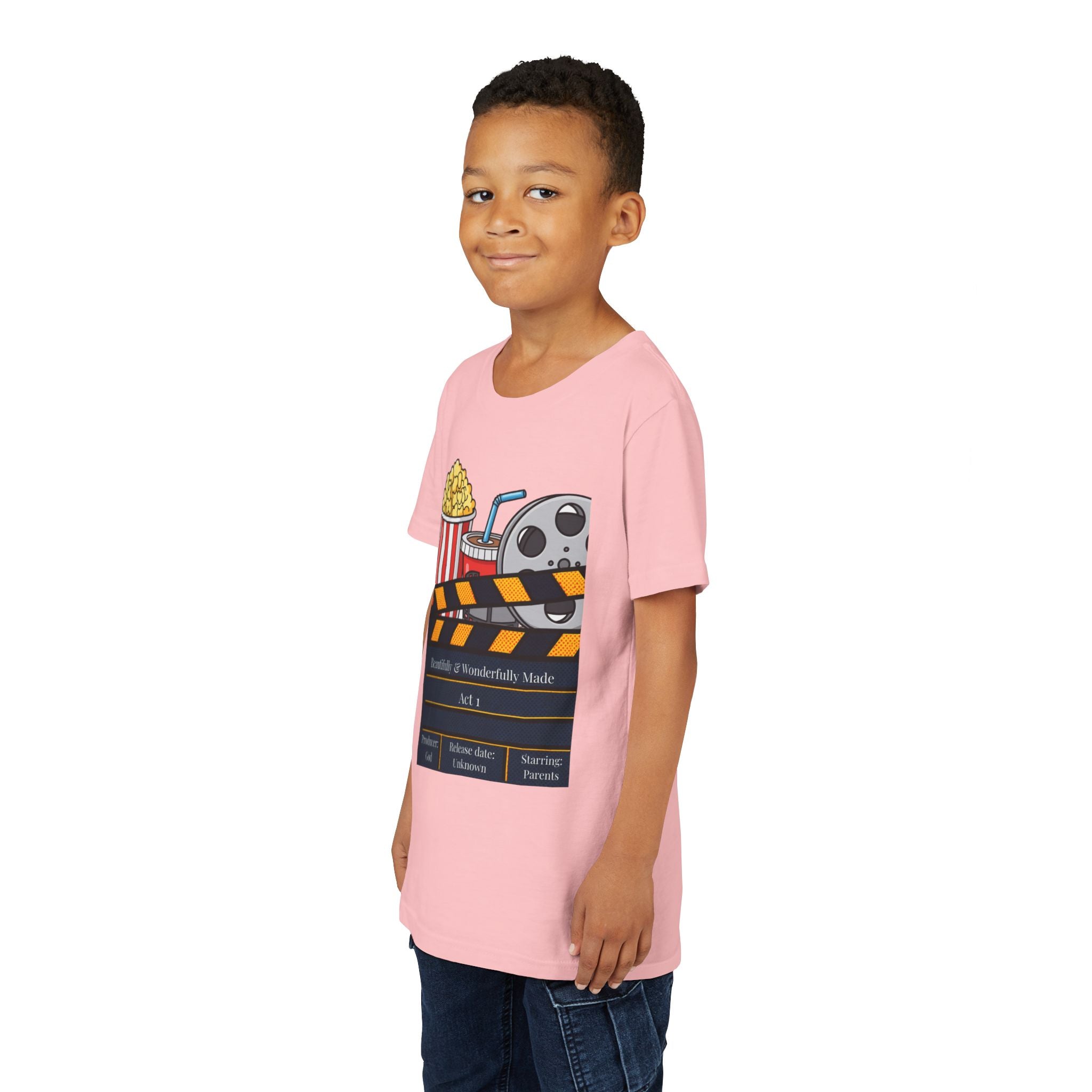 'Beautifully & Wonderfully Made'  — Kids Movie Night Tee