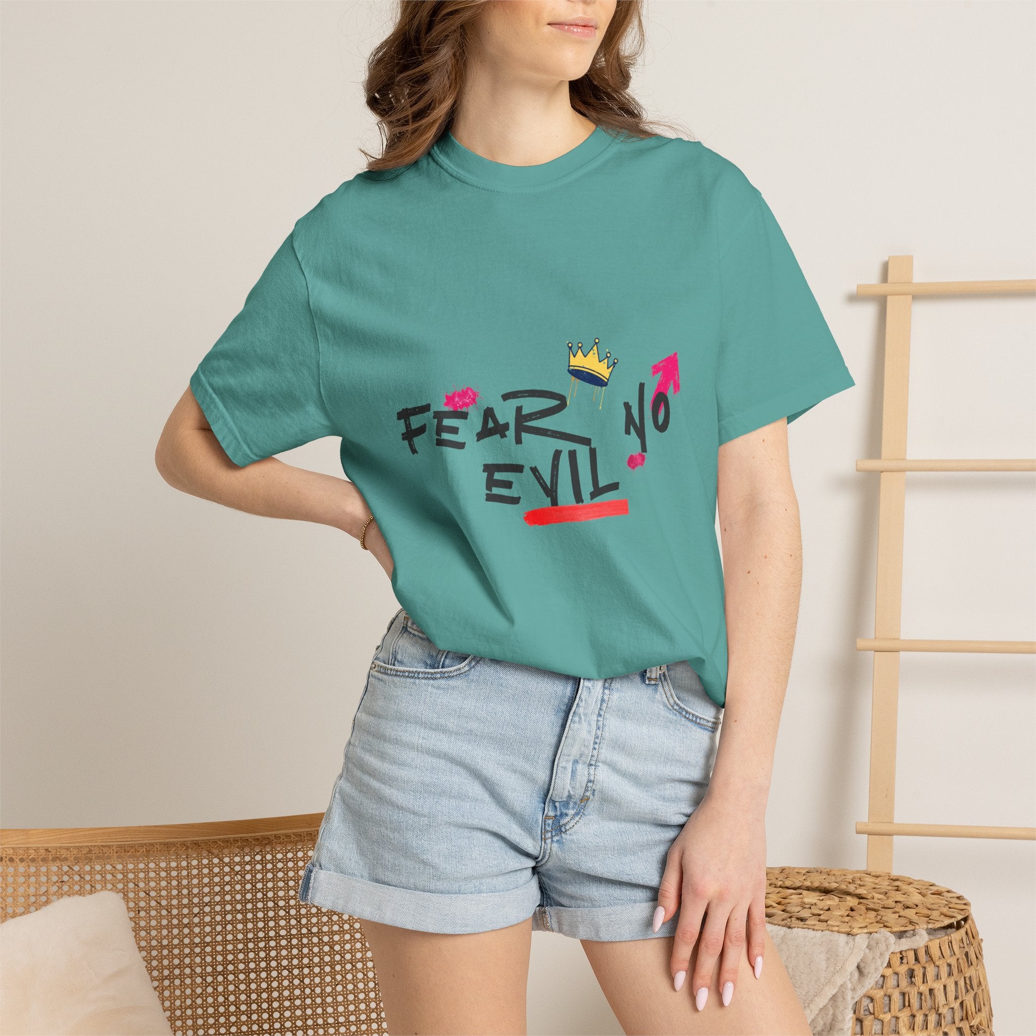 'Fear No Evil' Crown T-Shirt