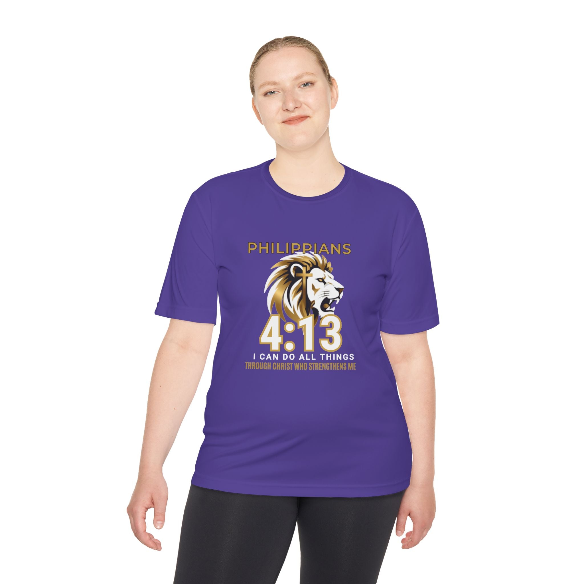 Philippians 4:13: "I Can Do All Things" — Moisture Wicking T-Shirt